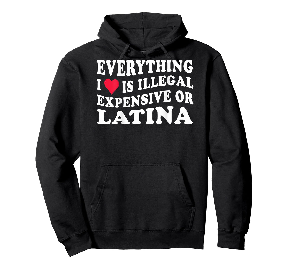 Everything i love is illegal expensive or latina on back T-Shirt