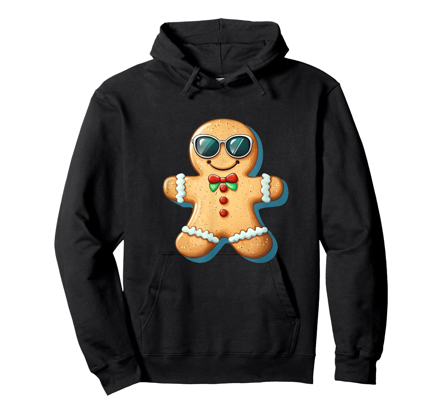 A Smart Gingerbread Man with a Funny Look T-Shirt