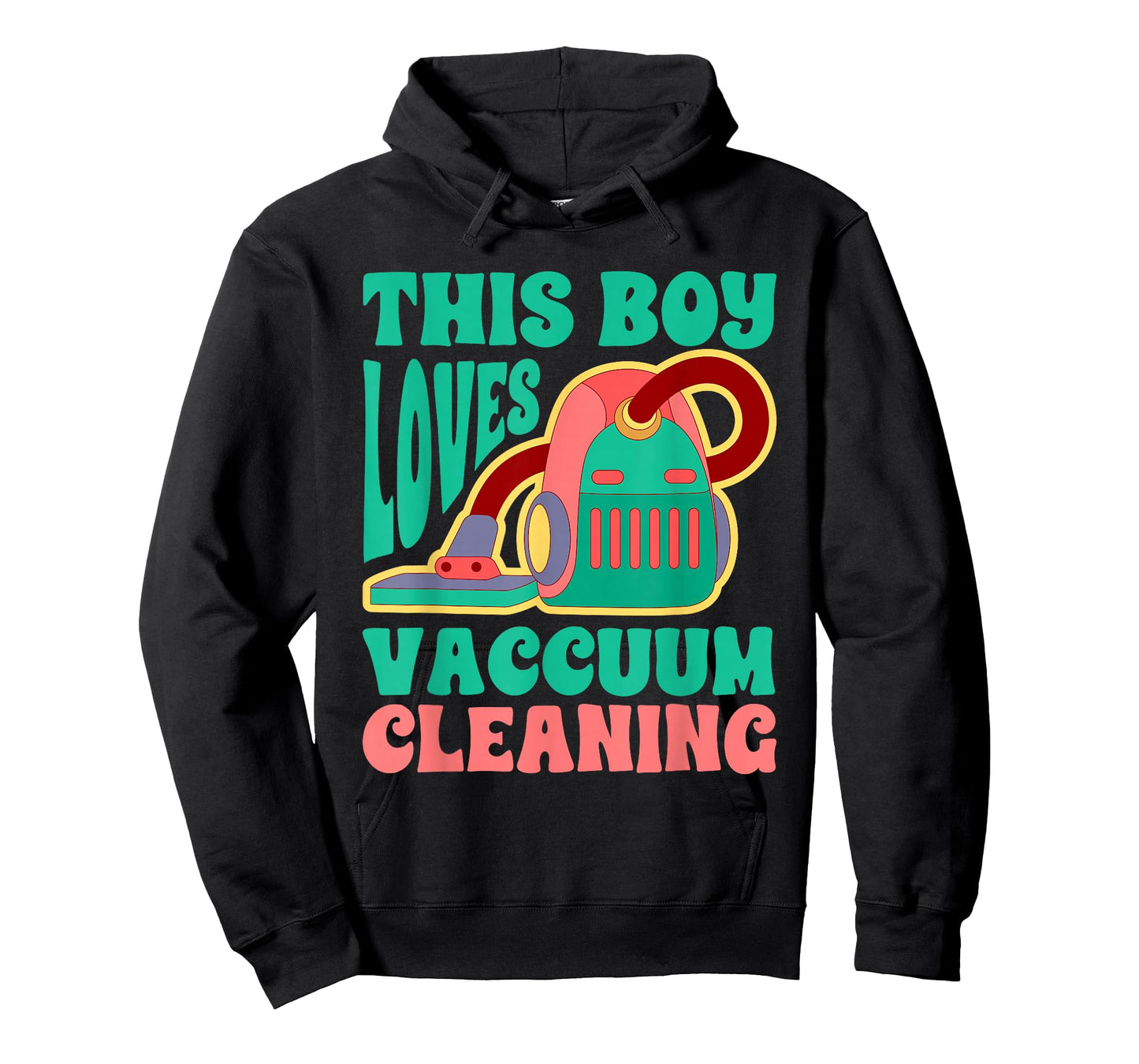 This Boy Loves Vacuum Cleaning Design T-Shirt