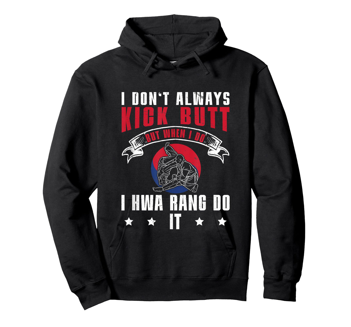 Hwa Rang Do It Kick Funny Self-Defense T-Shirt