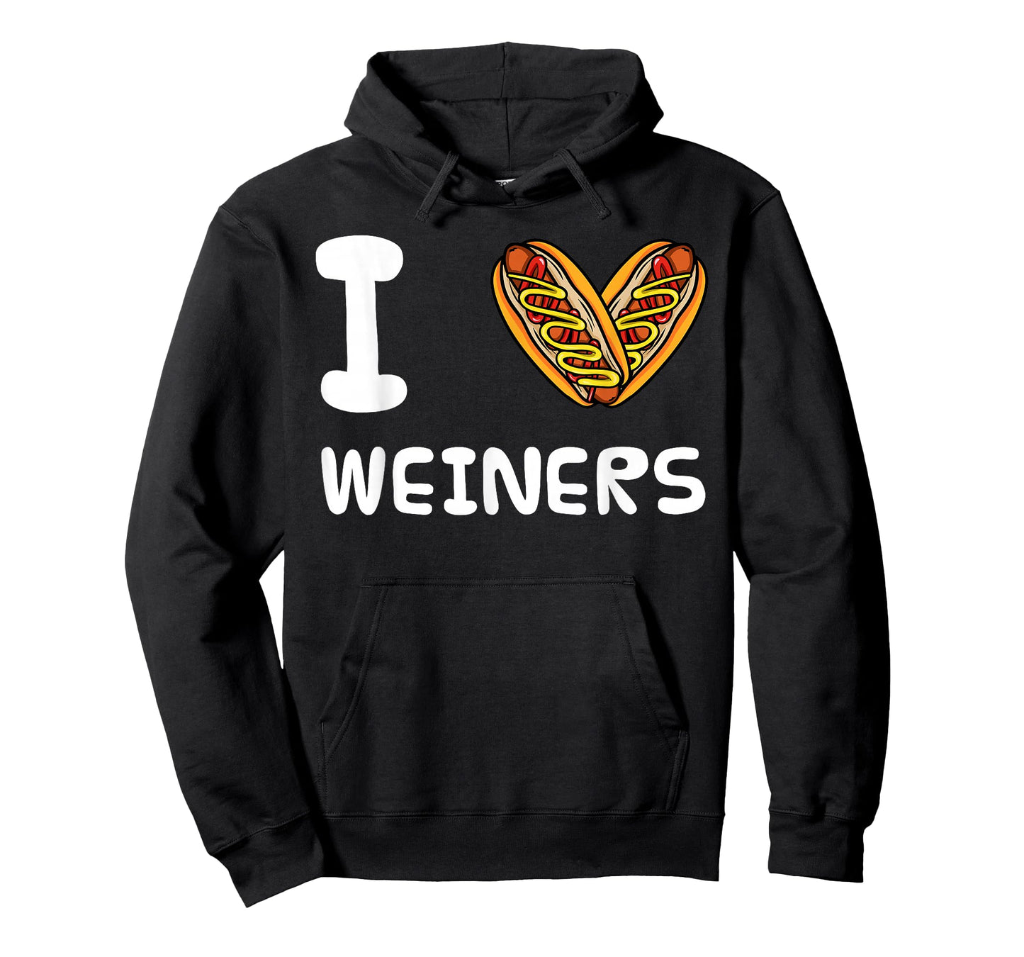 I Love Weiners Hotdogs Frankfurter Wiener Frank Sausage Bun T-Shirt