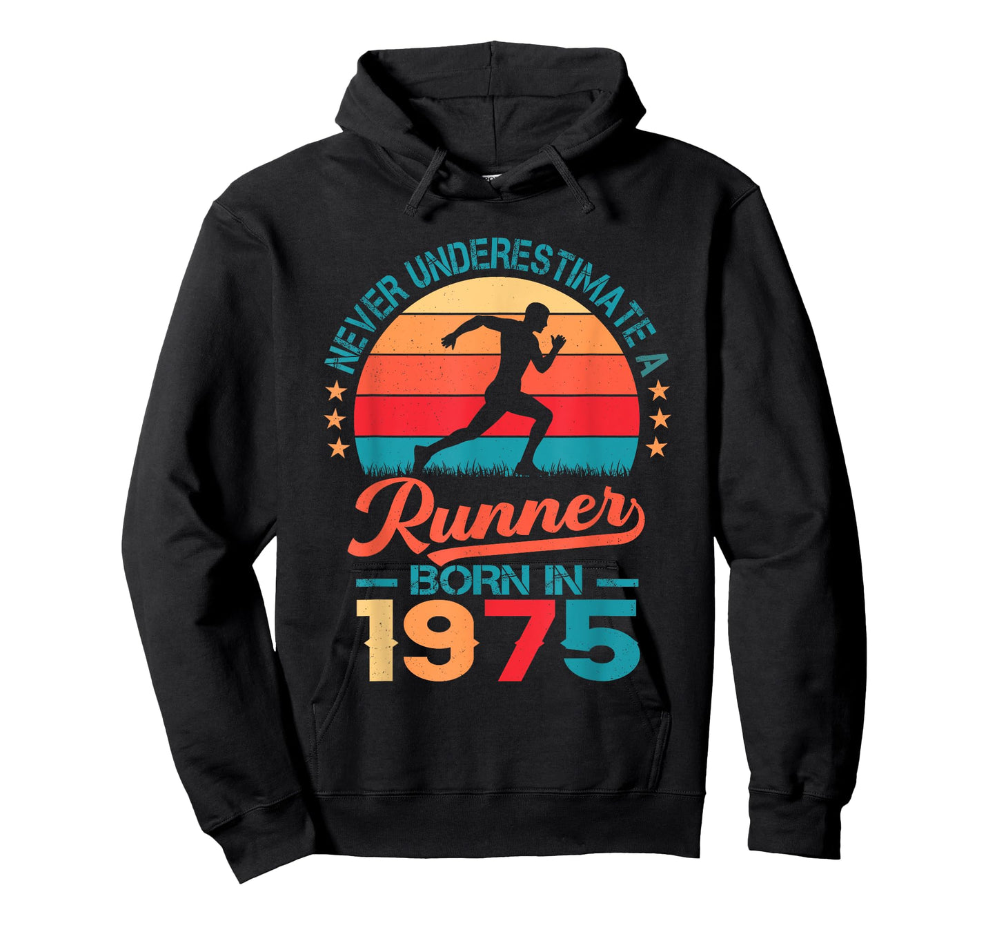 Runner born in 1975 50th Birthday Running 50 Years Old T-Shirt