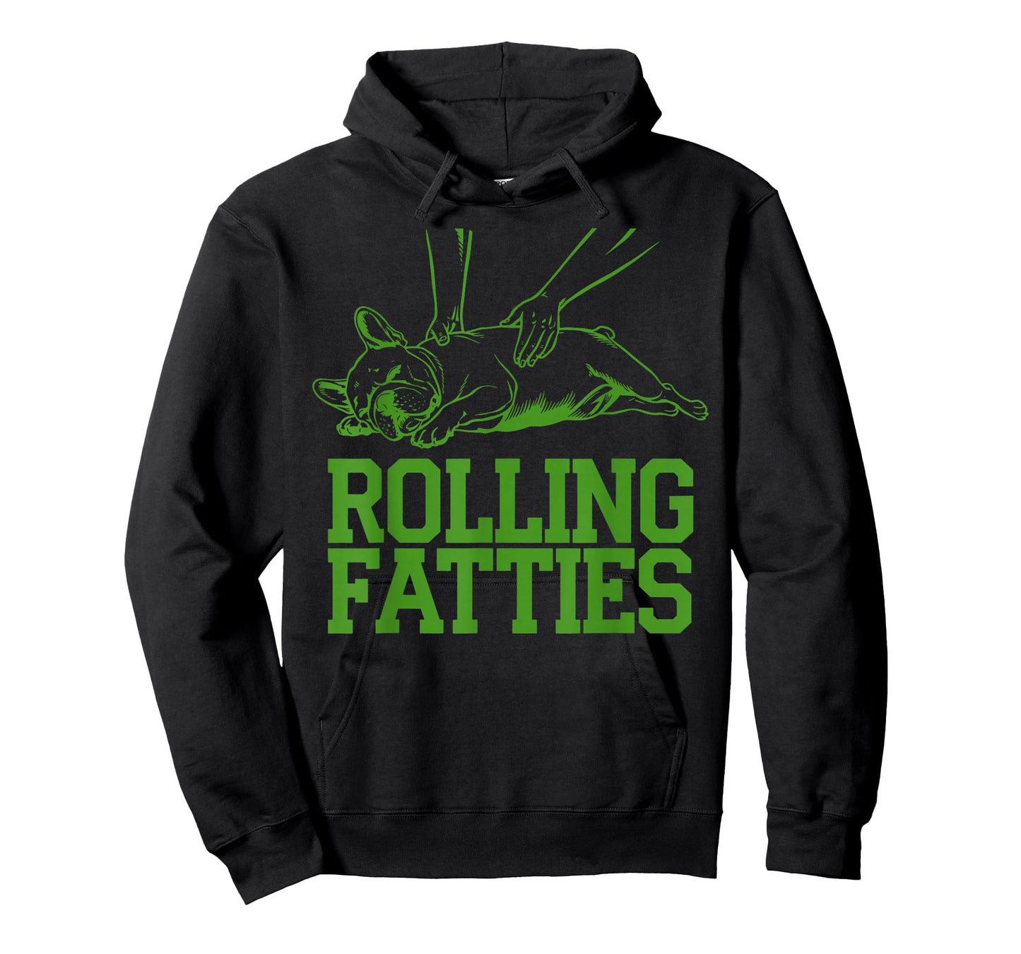 French Bulldog Rolling Fatties Funny Dog Lover Puppy Owner T-Shirt
