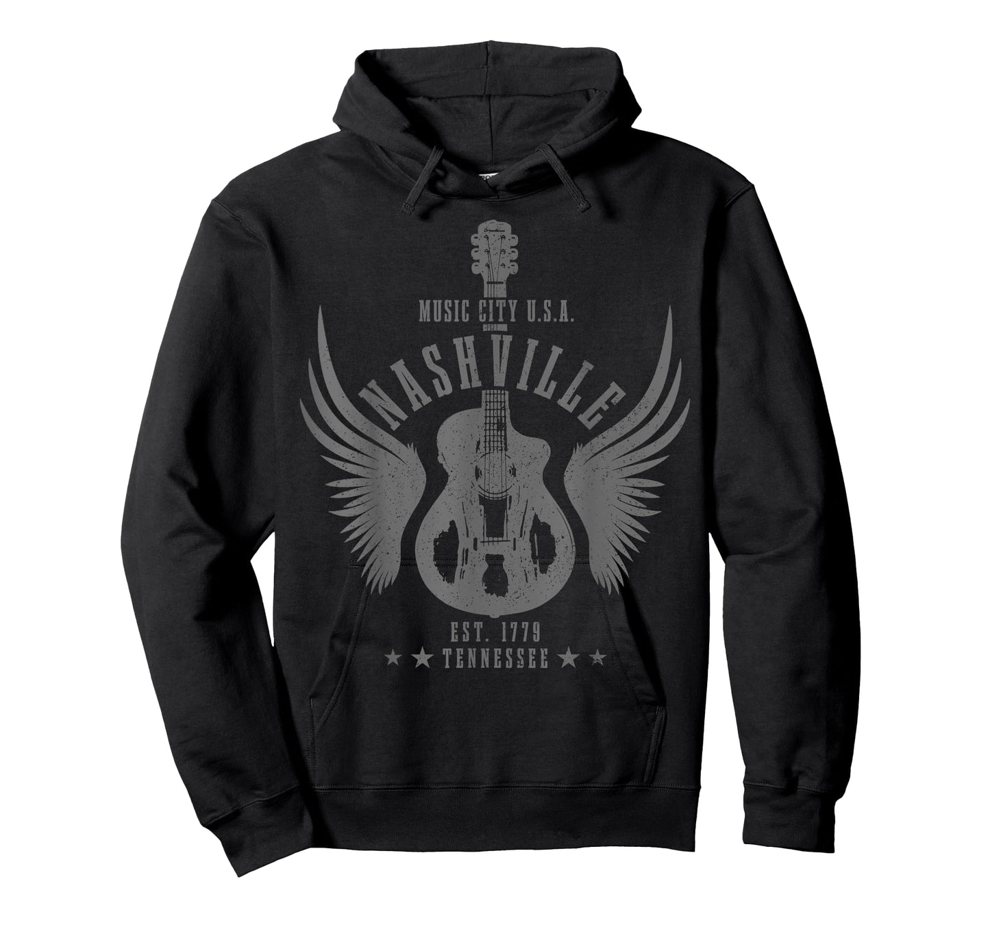 Nashville Guitar TN Tennessee Country Music City Vintage T-Shirt
