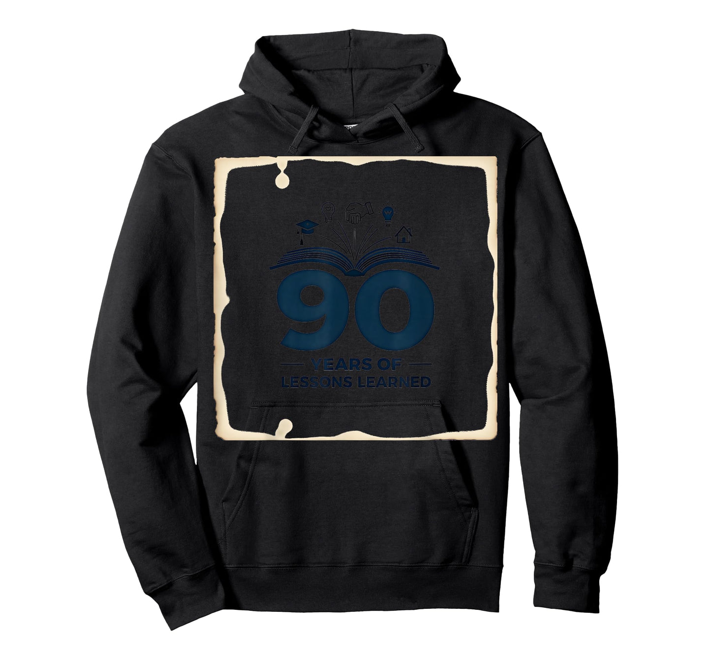90 Years of Lessons: Meaningful Birthday Gift T-Shirt