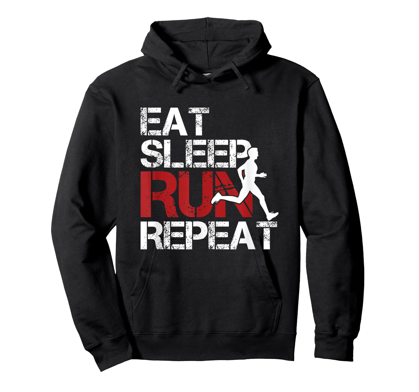 Eat Sleep Run Repeat Track & Field Running T-Shirt T-Shirt