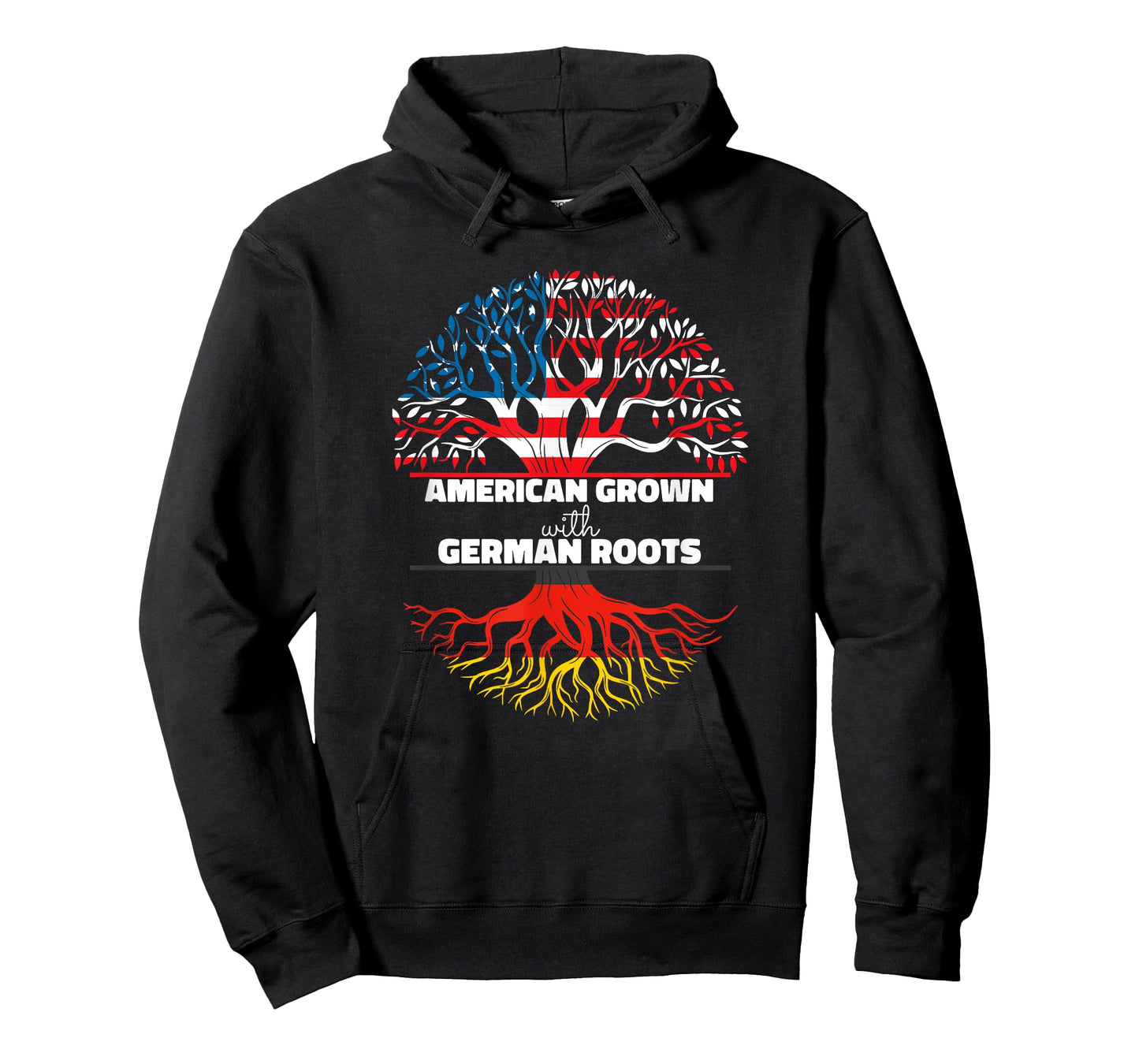 American Grown With German Roots Half Usa Germany Flag Dutch T-Shirt