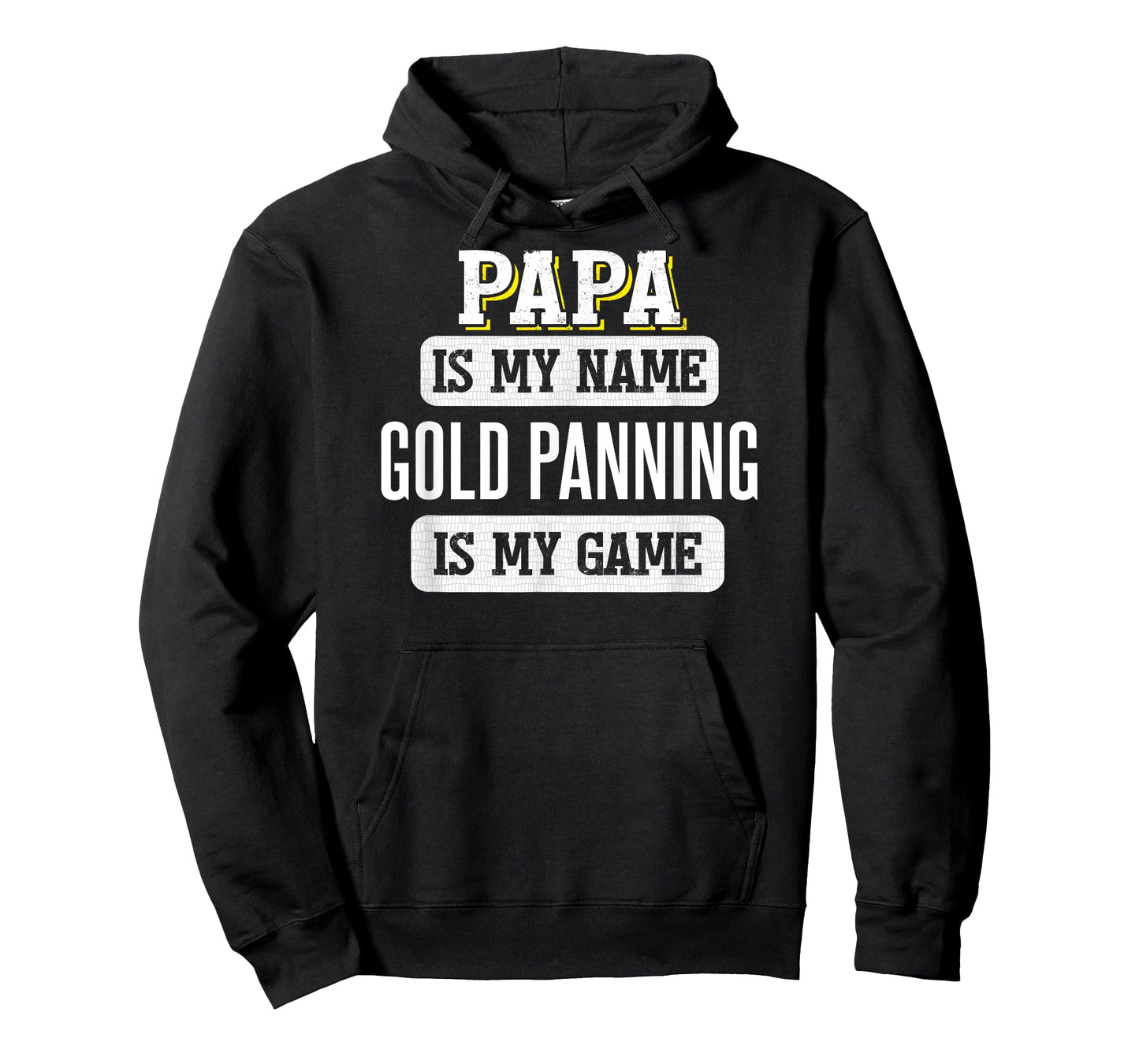 Funny Gold Panning Gift for Papa Fathers Day Shirt T-Shirt