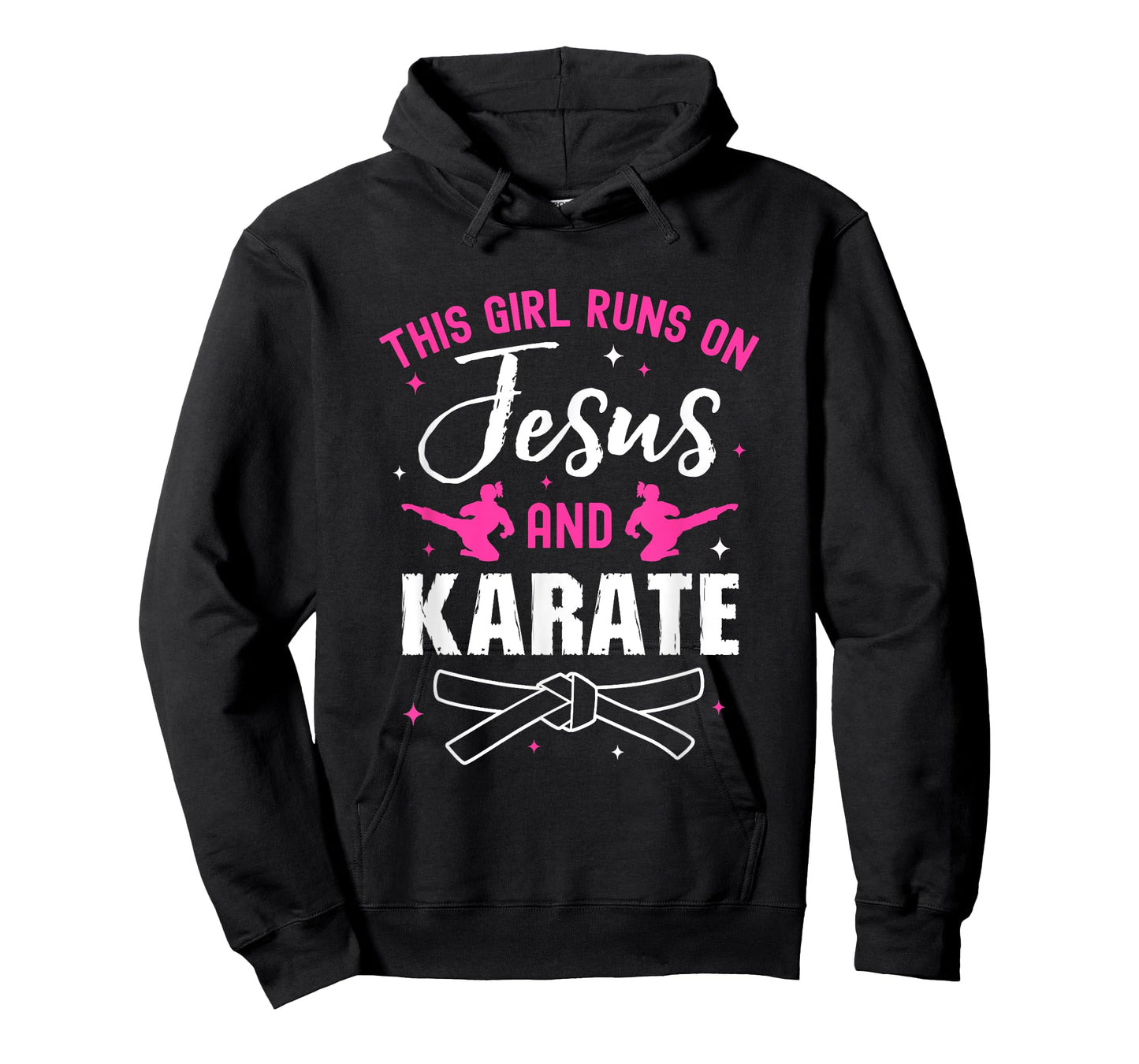 Funny Karate Design For Women Girls Karate Black Belt T-Shirt