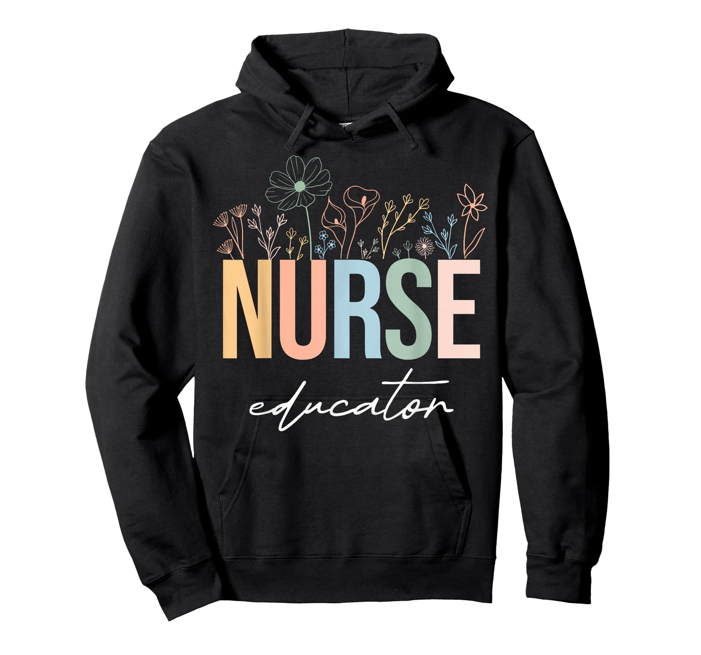 Wildflower Nurse Educator Nursing School Instructor Floral T-Shirt