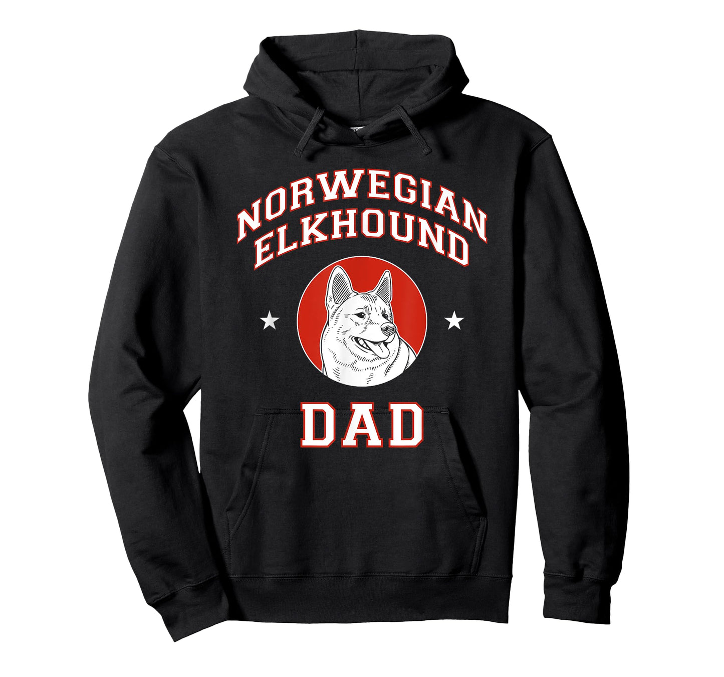 Norwegian Elkhound Dad Dog Father T-Shirt