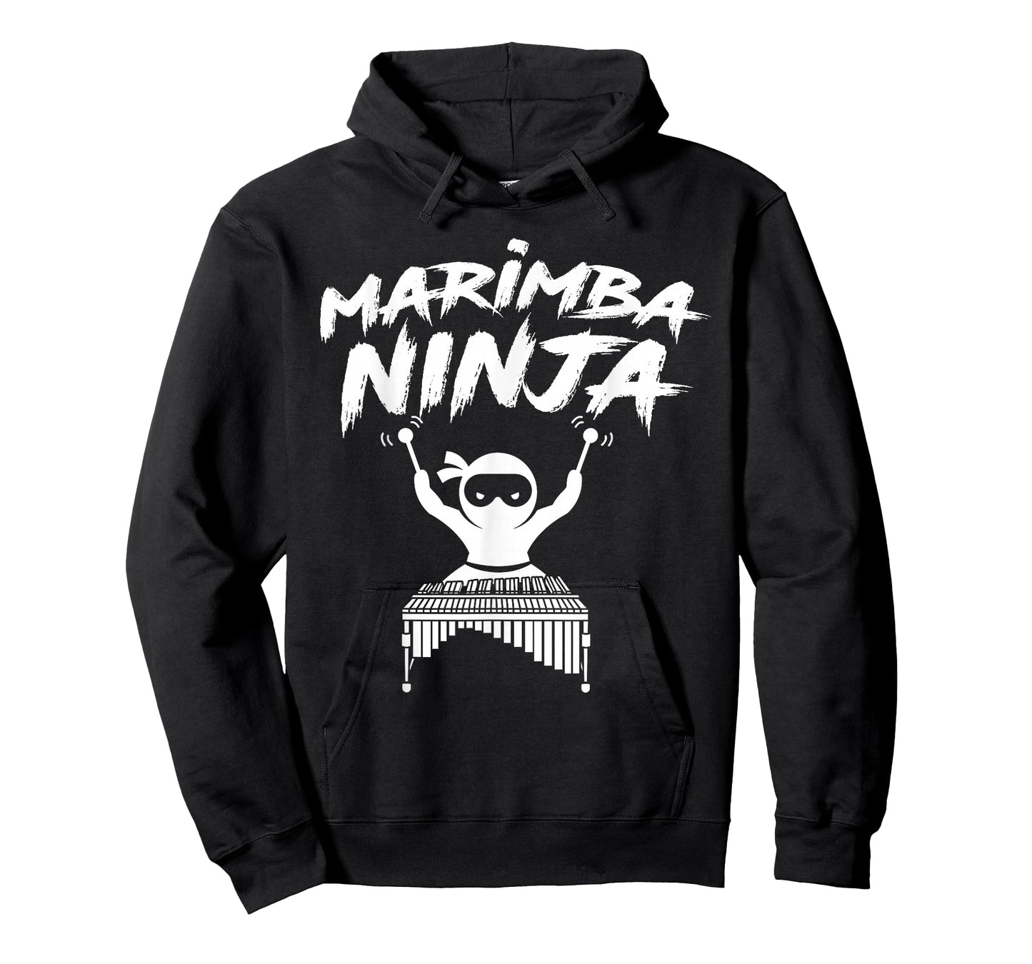 Marimba Ninja Funny Marching Band Percussion Gift Men Boys T-Shirt