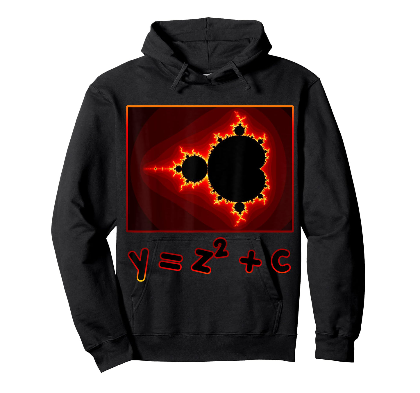 Fractal Mandelbrot set complex numbers equation retro. T-Shirt