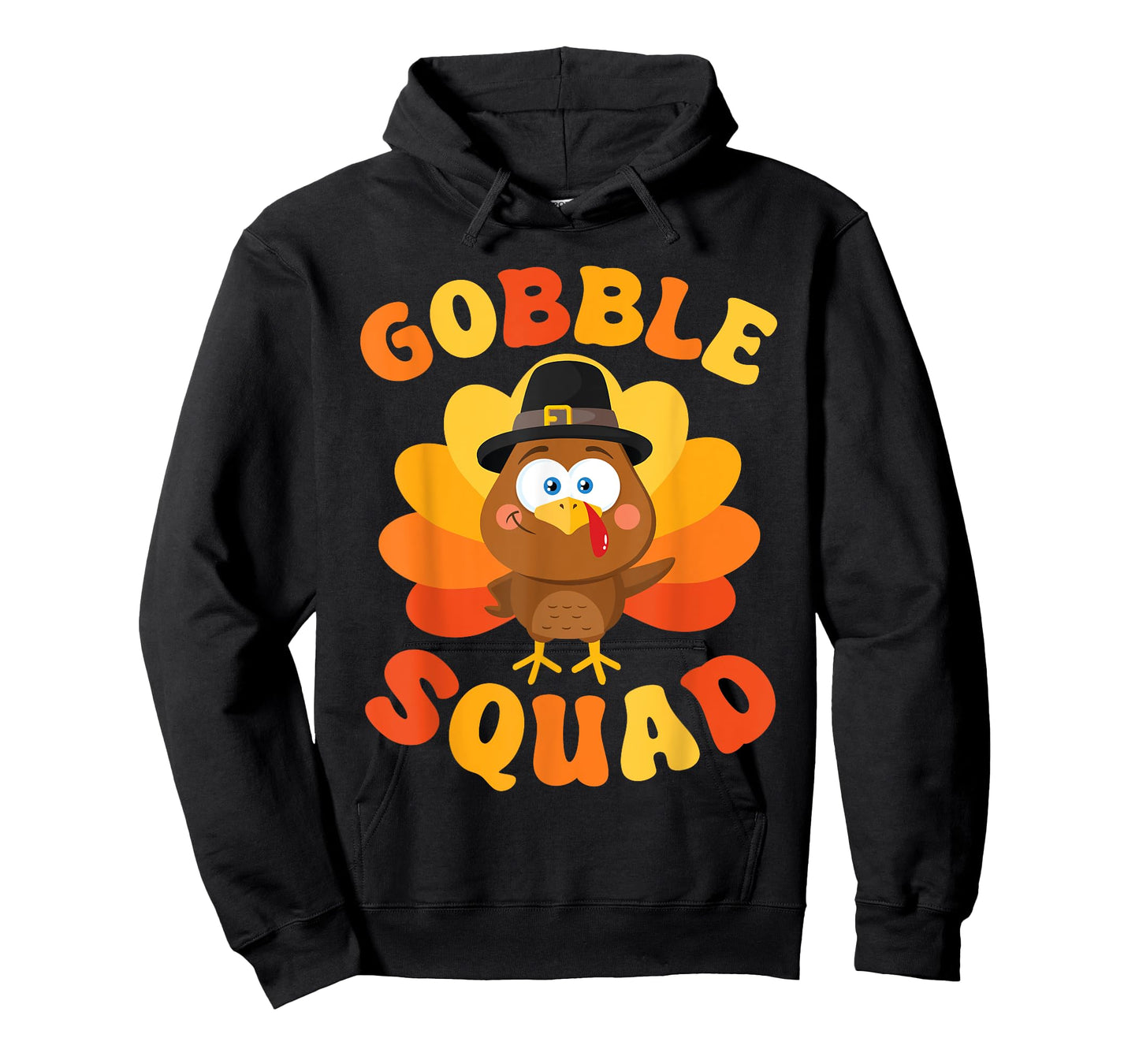 Gobble Squad Cute Turkey Thanksgiving T-Shirt