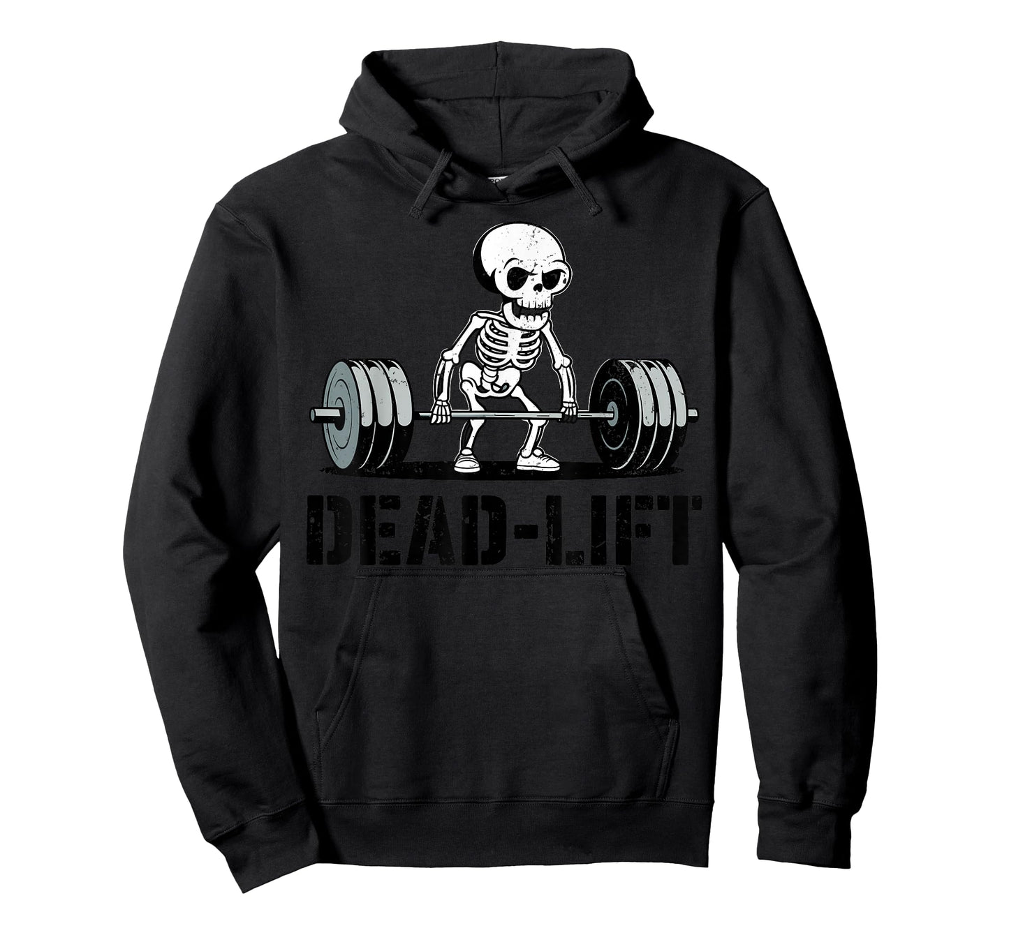 Deadlift Skeleton Weightlifter Funny Workout Gym Humour T-Shirt