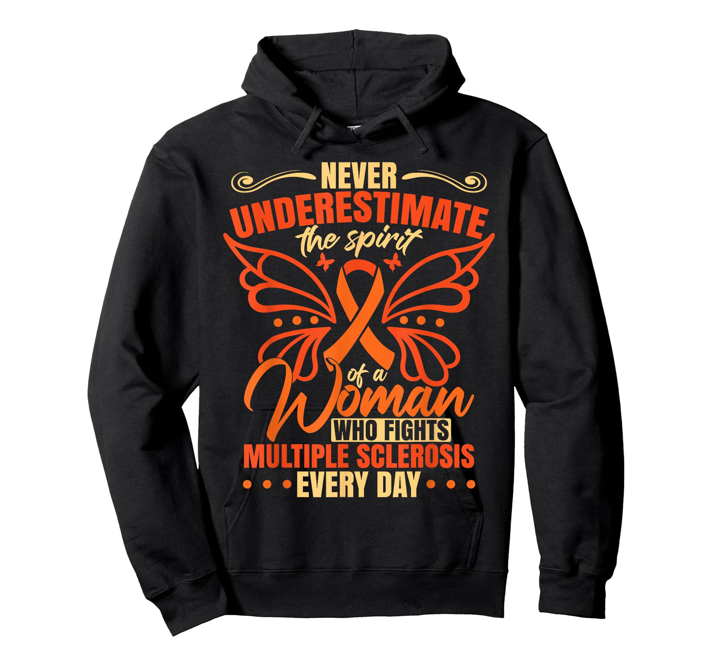 Never Underestimate A Woman Who Fights Multiple Sclerosis T-Shirt