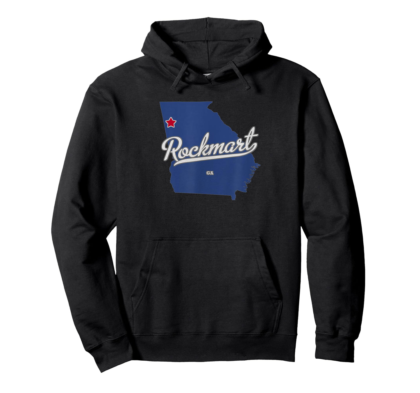 Rockmart Georgia GA Map T-Shirt