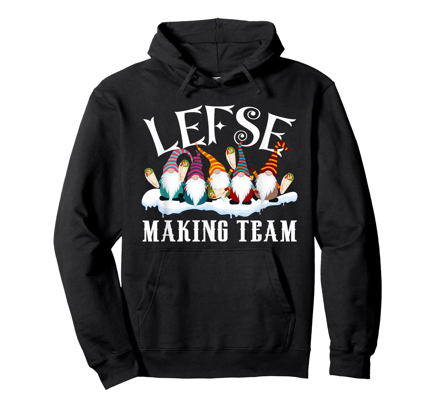 Gnome Nisse Tomte Christmas Xmas Tee Lefse Making Team T-Shirt
