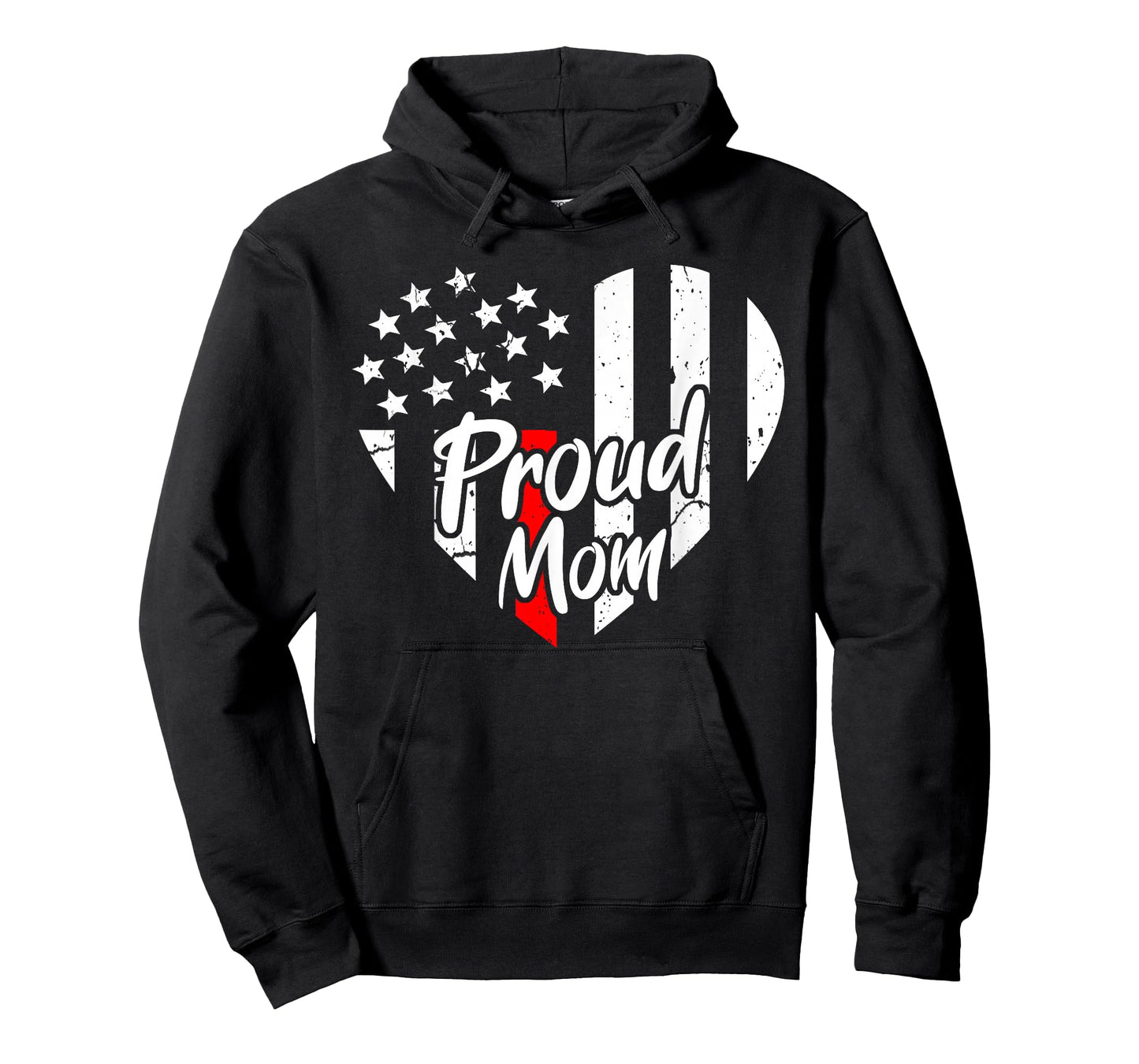 Proud Mom Of A Firefighter Mother Us Thin Red Line Shirt T-Shirt