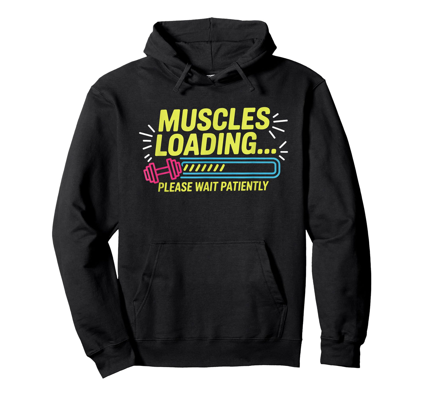 Muscles Loading Please Wait Fitness Funny Gym Workout Men T-Shirt