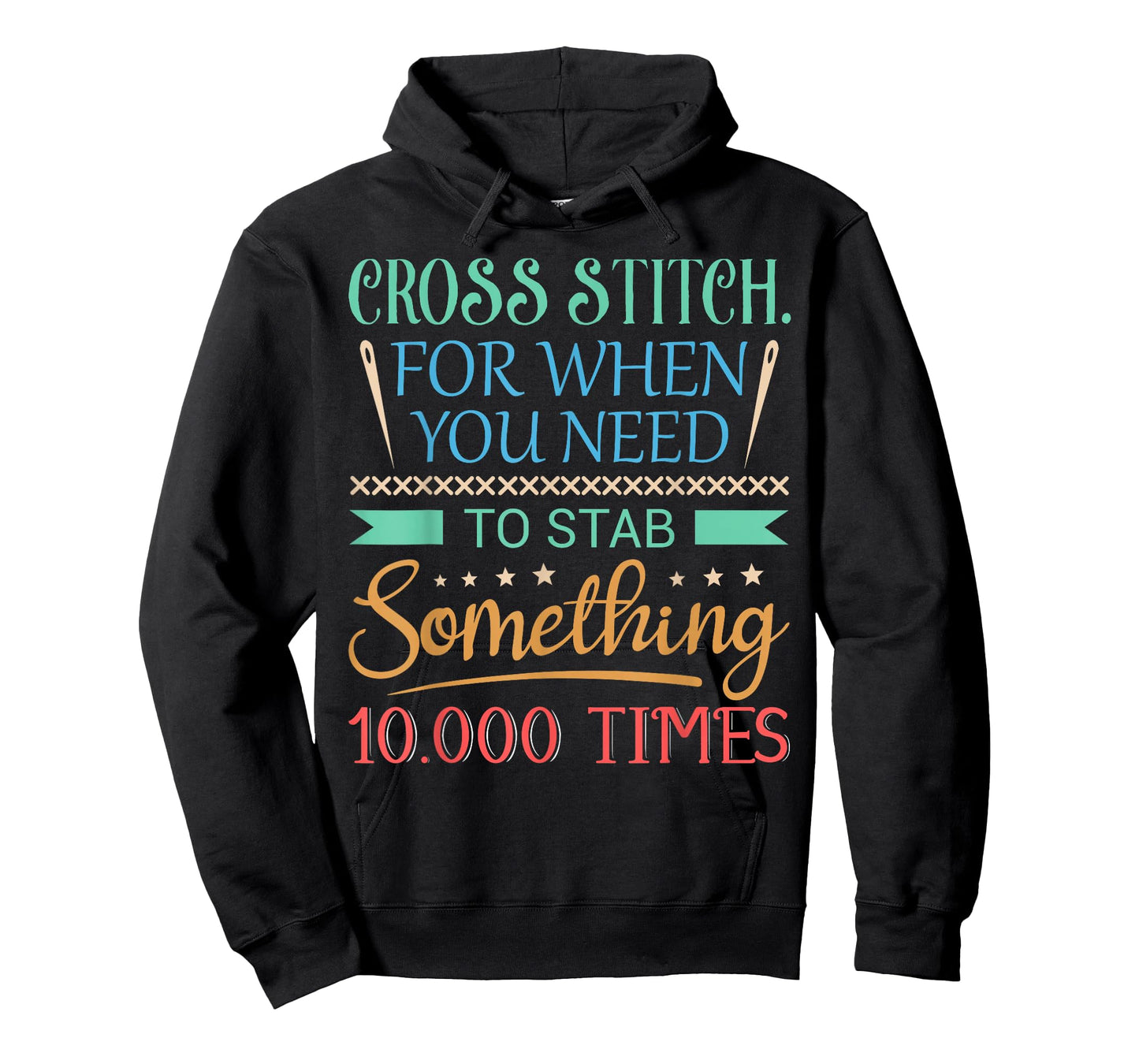Funny Cross Stitch Shirt - Cross-Stitch Sewing Stab T-Shirt