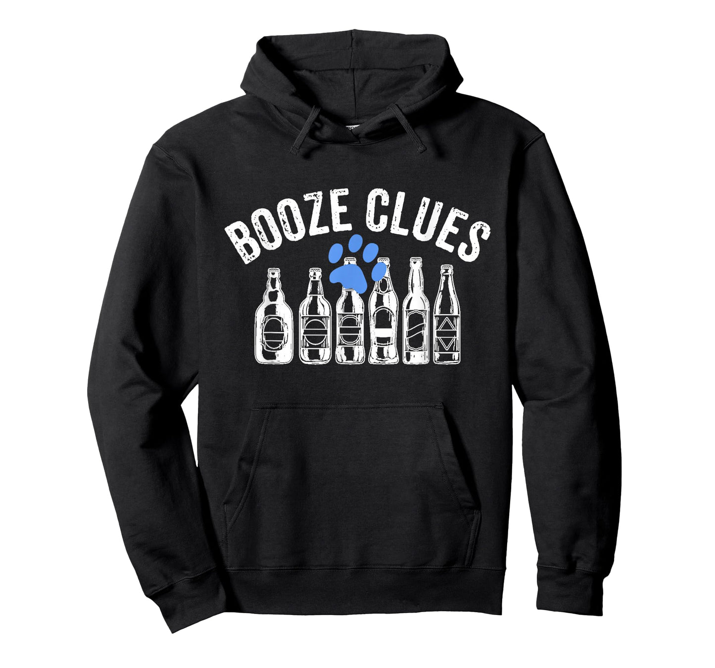 Booze Clues Funny Drinking Vintage Adult Humor T-Shirt