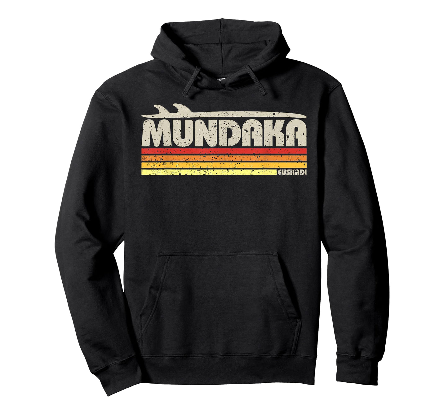 Mundaka Basque Country Spain - Retro Surf Paradise T-Shirt