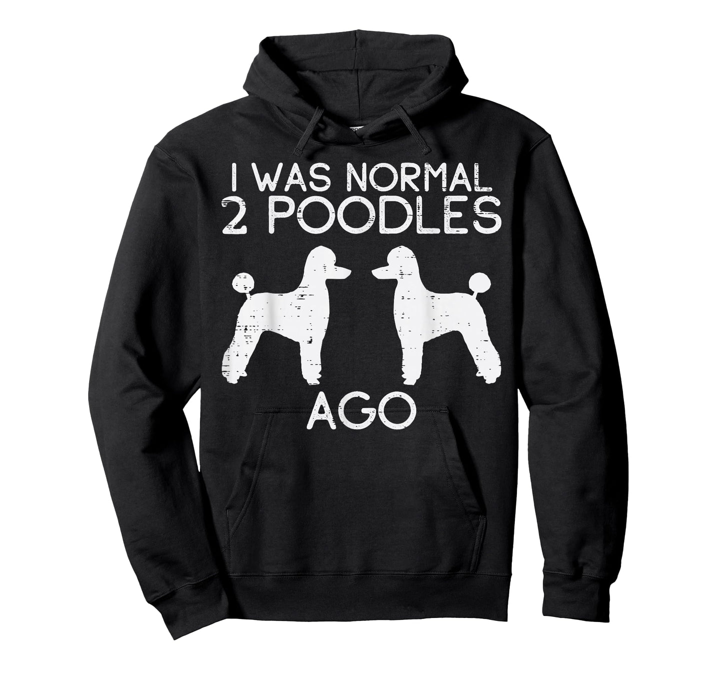 Normal 2 Poodles Ago Funny Animal Pet Dog Lover Owner Gift T-Shirt