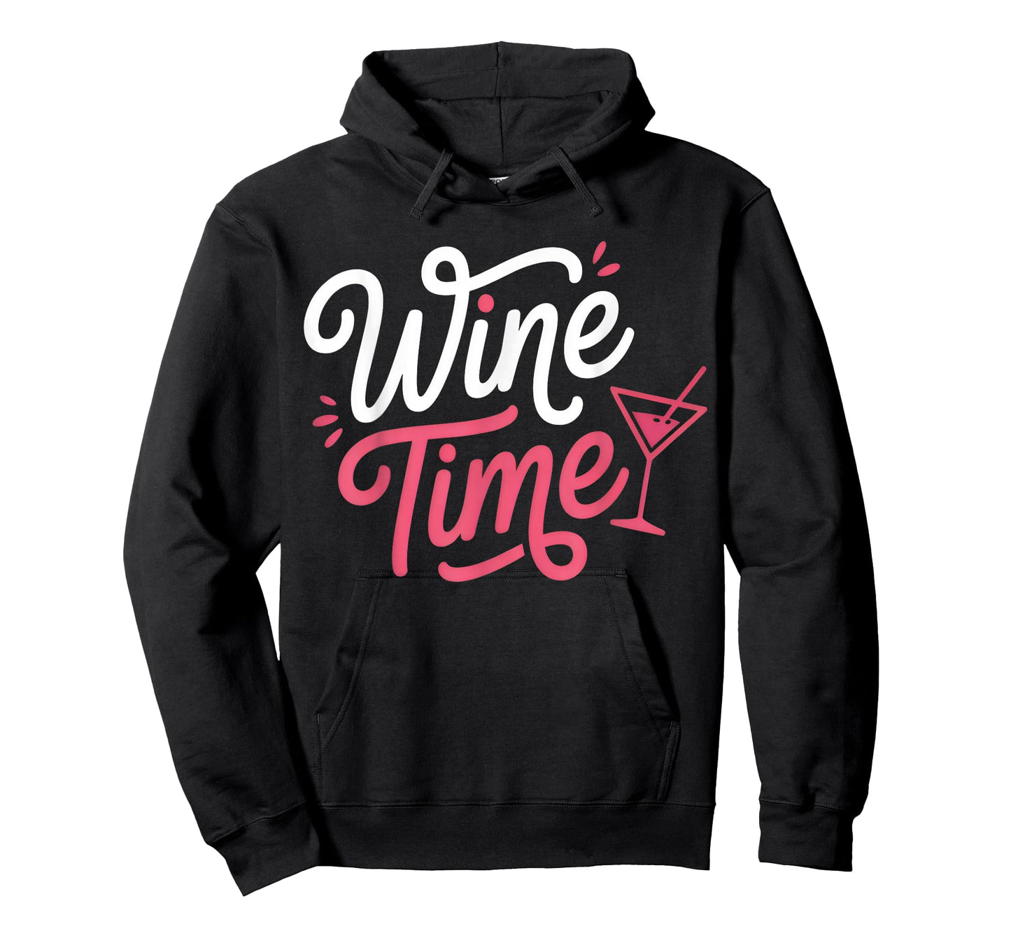 Cute Glass Wine Time Winning Wine Lover Drinking Men Women T-Shirt