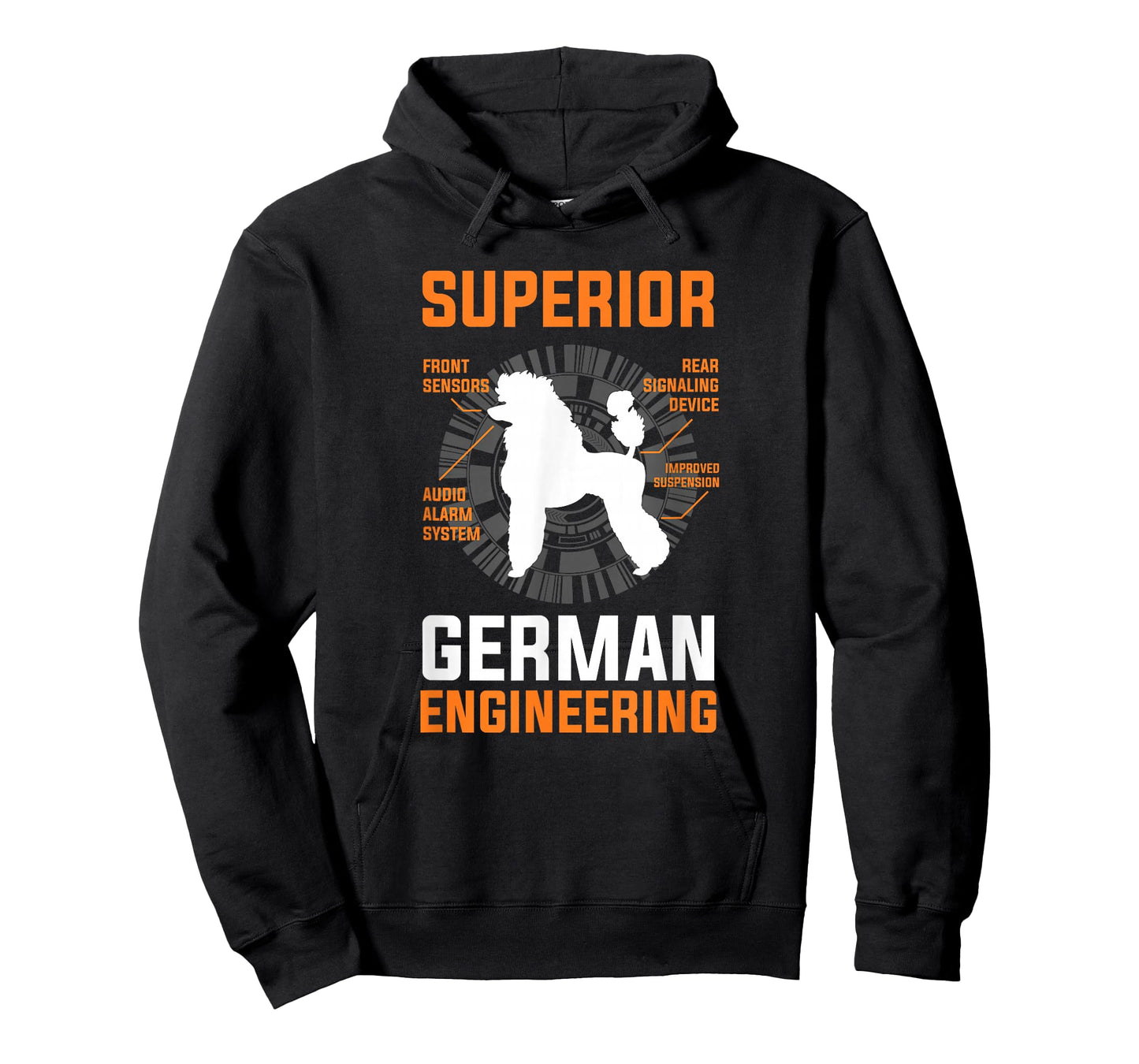 Funny Poodle Lover Tees -Superior German Engineering T-Shirt T-Shirt