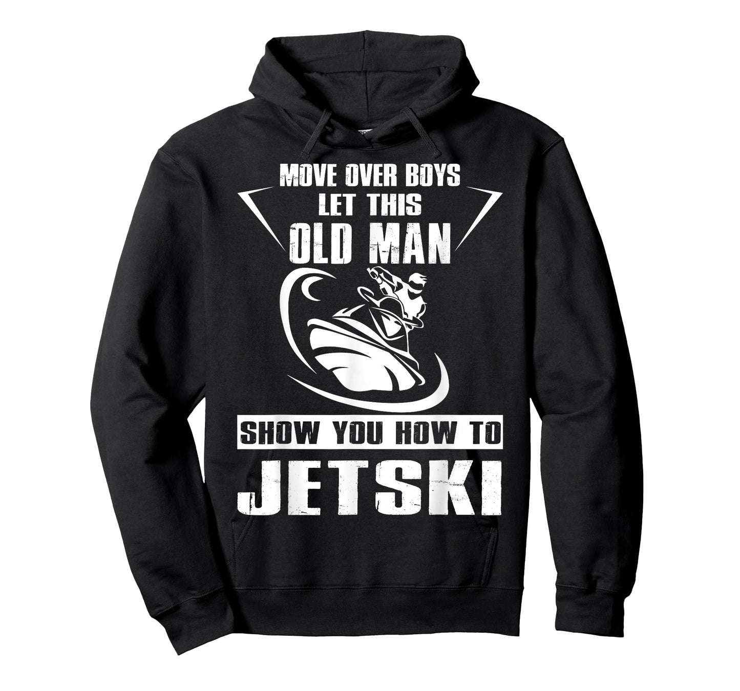 Old Man How to Jetski Cool Funny Jet-Ski Jet Skiing T-Shirt