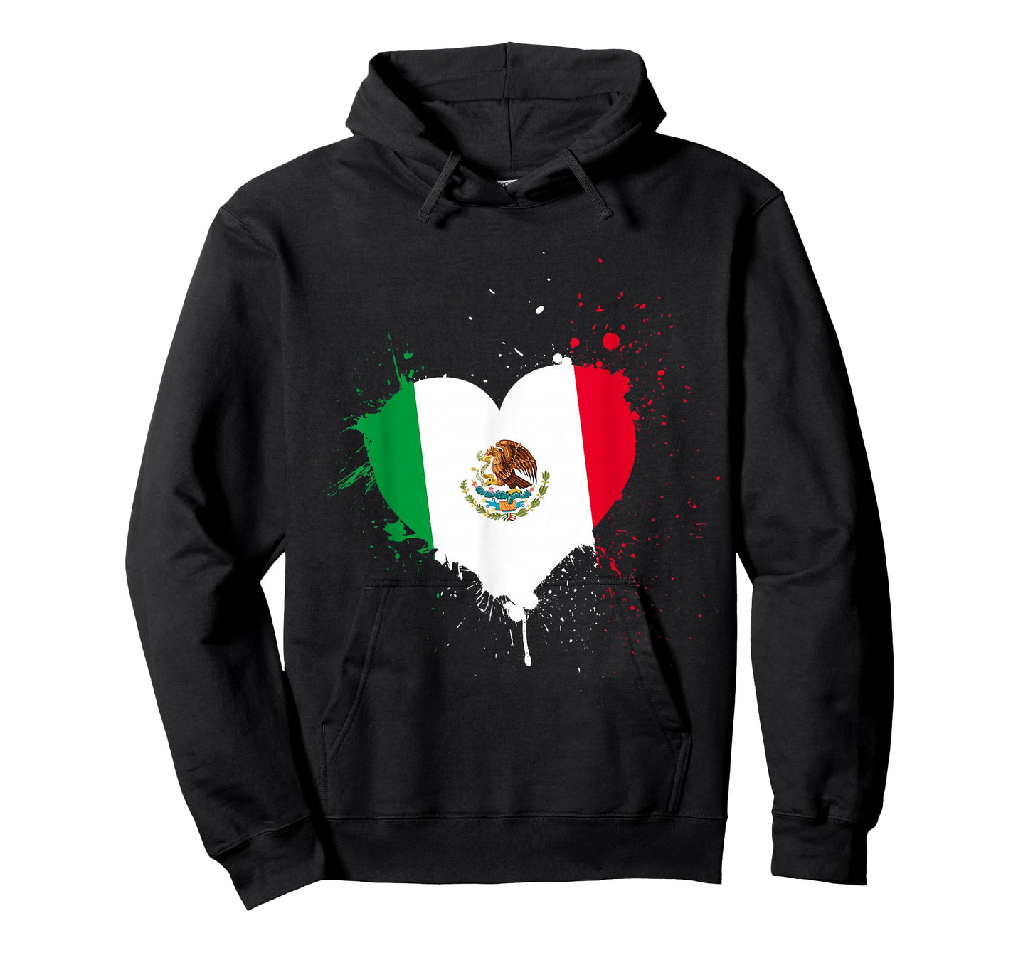 Mexican Flag Heart Viva Mexico T-Shirt
