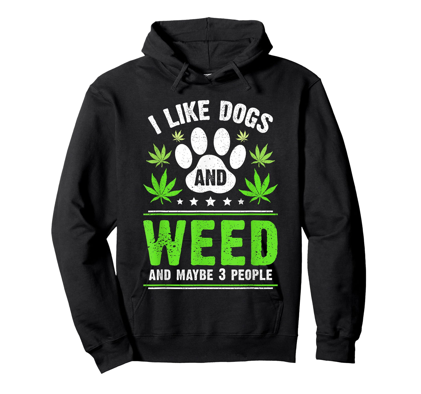Funny Cannabis I Like Dogs And Weed Cannabis Marijuana T-Shirt