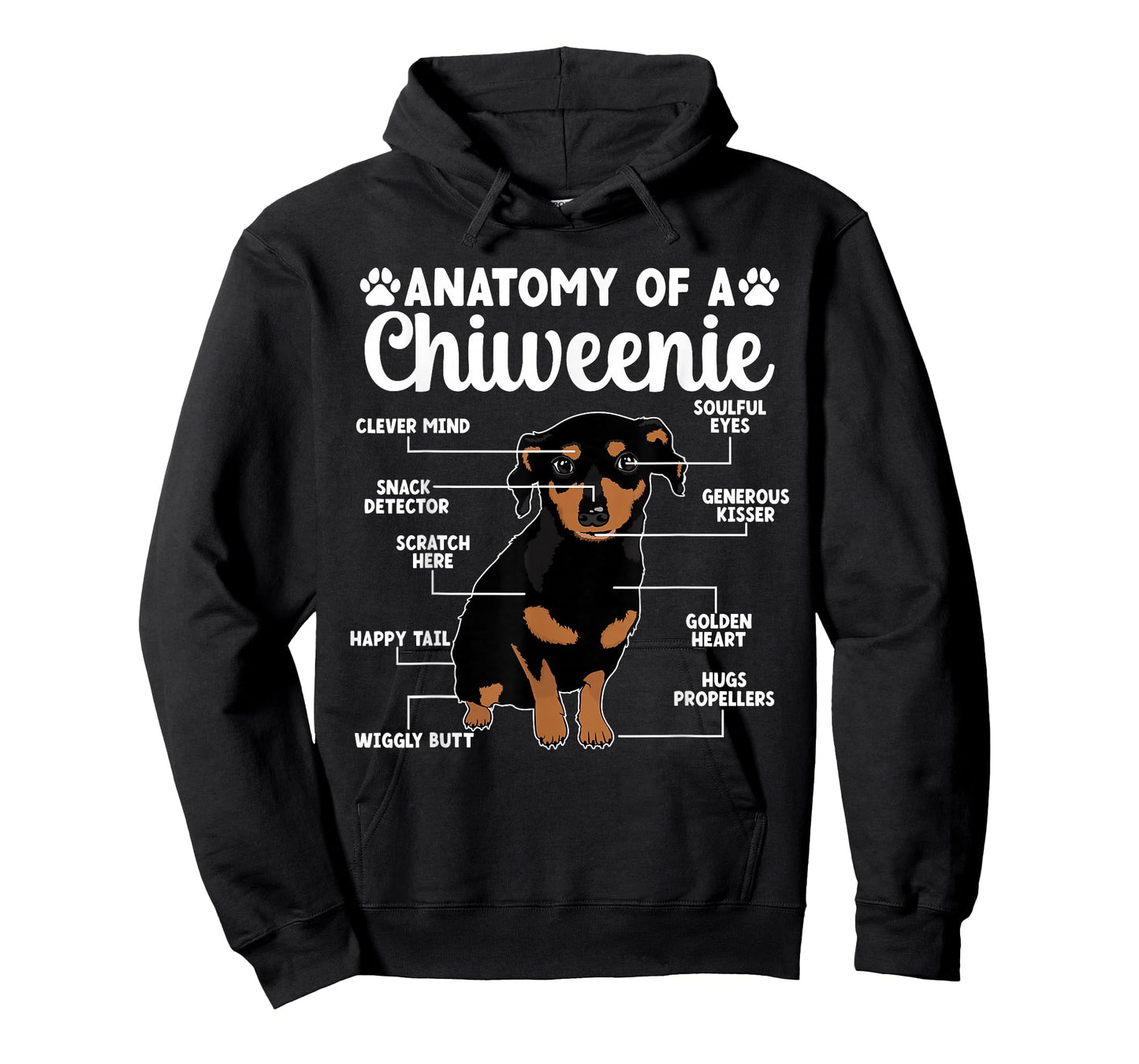 Anatomy Of A Chiweenie Owner Chiweenie Mom & Dad T-Shirt
