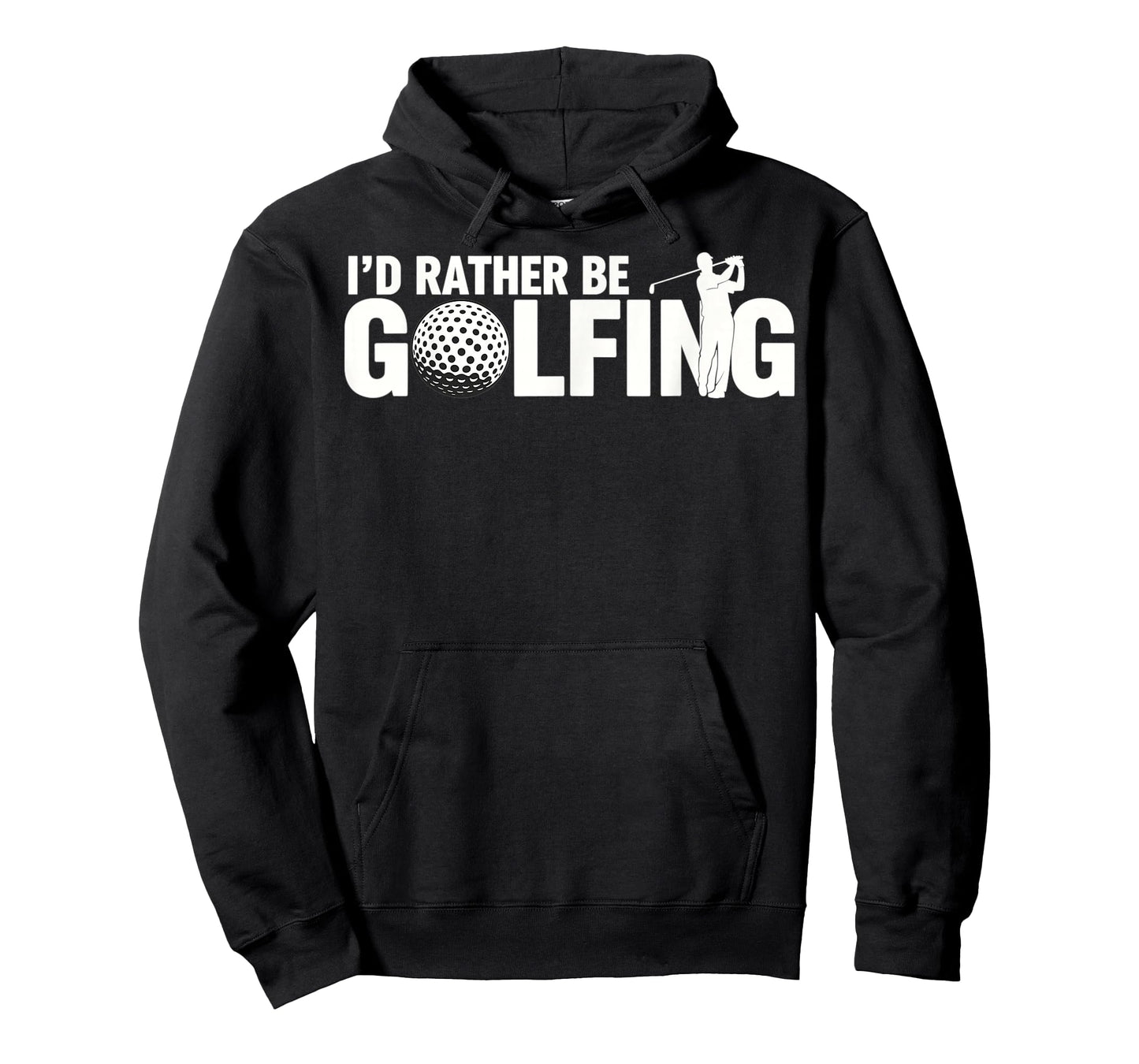 Funny Golfing Quote I'd Rather Be Golfing Design T-Shirt