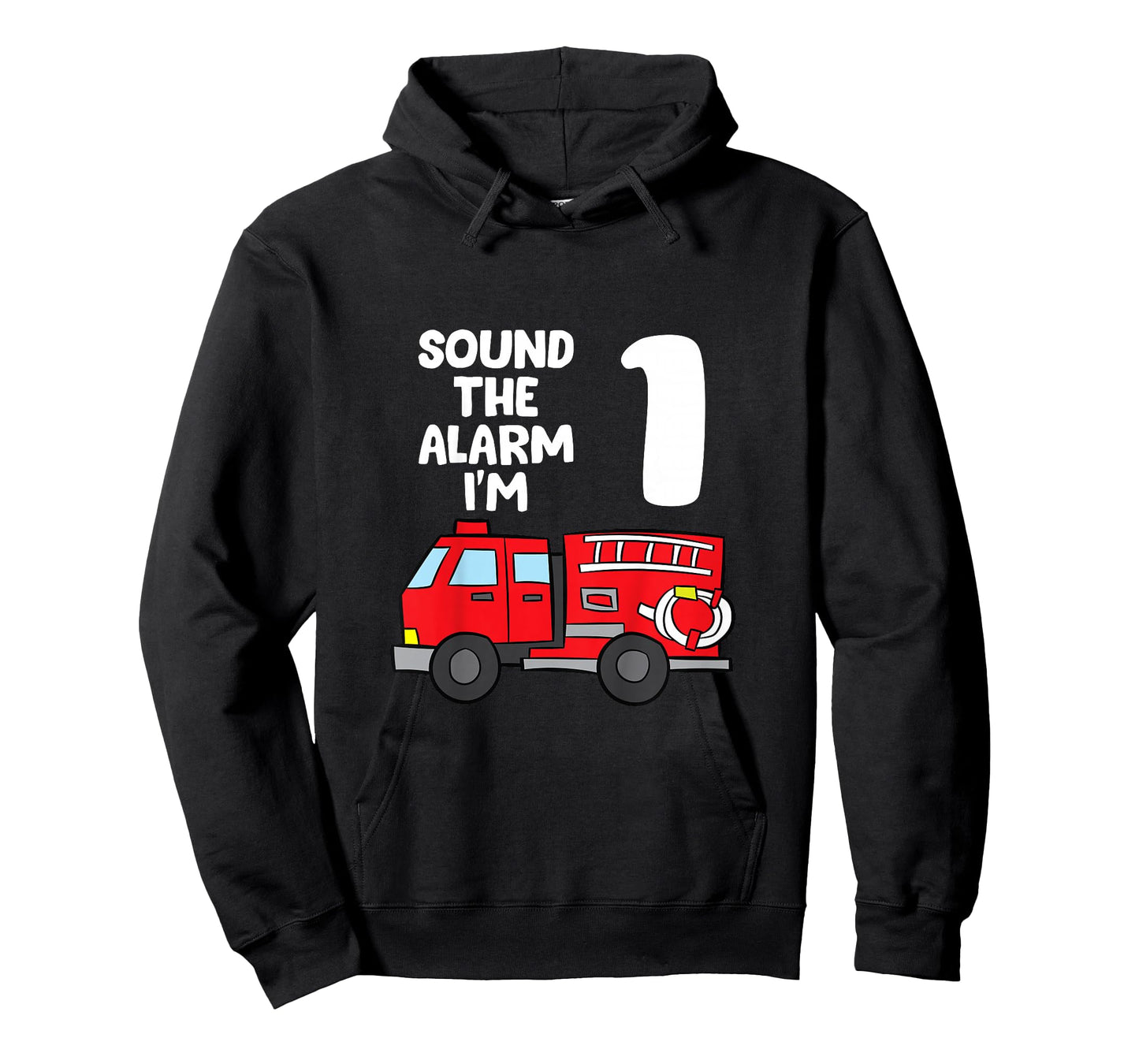 Sound Alarm I'm 1 Children 1. Birthday Fire Truck T-Shirt