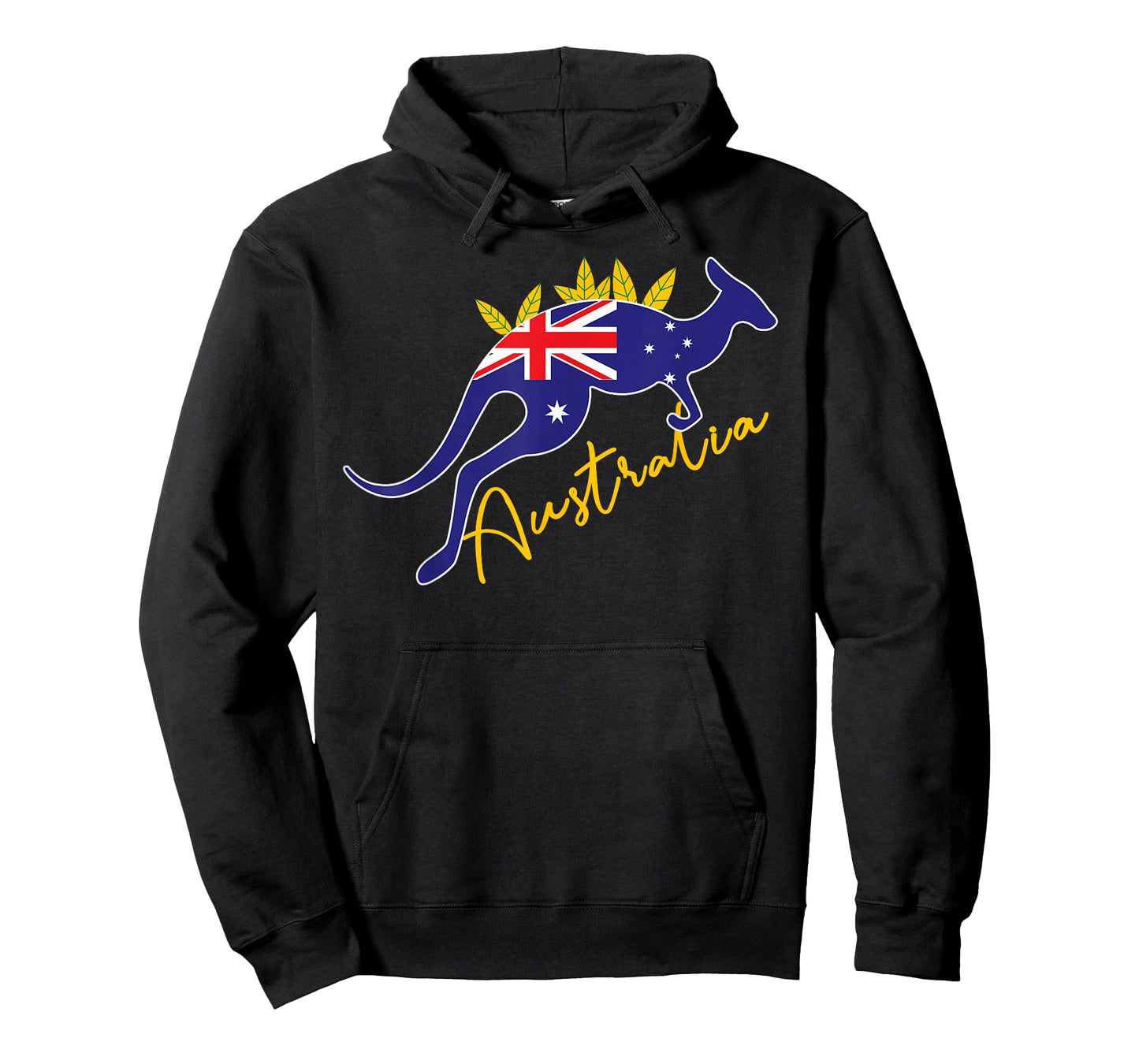 Australia Flag Kangaroo Australian Pride Souvenir Home T-Shirt