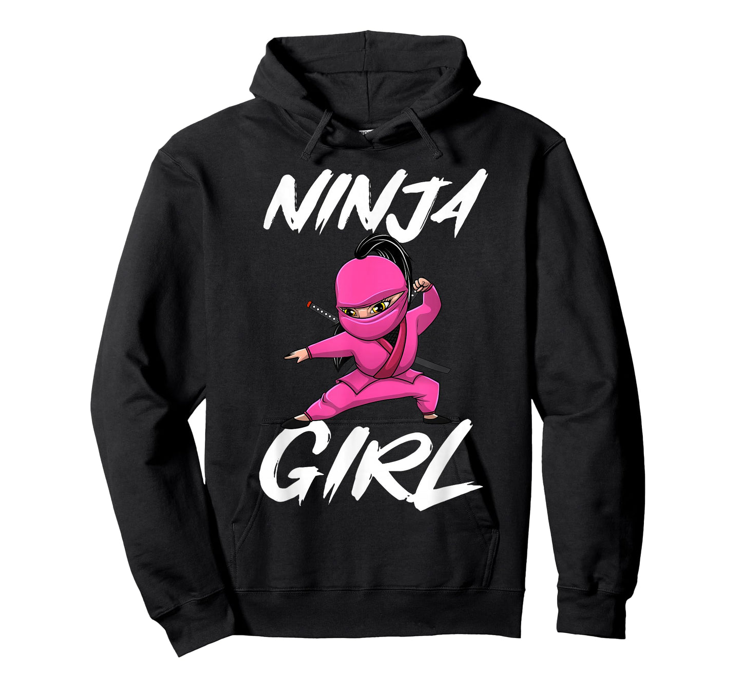 Cool Ninja Girl Art for Kids Girls Ninja Training Warrior T-Shirt