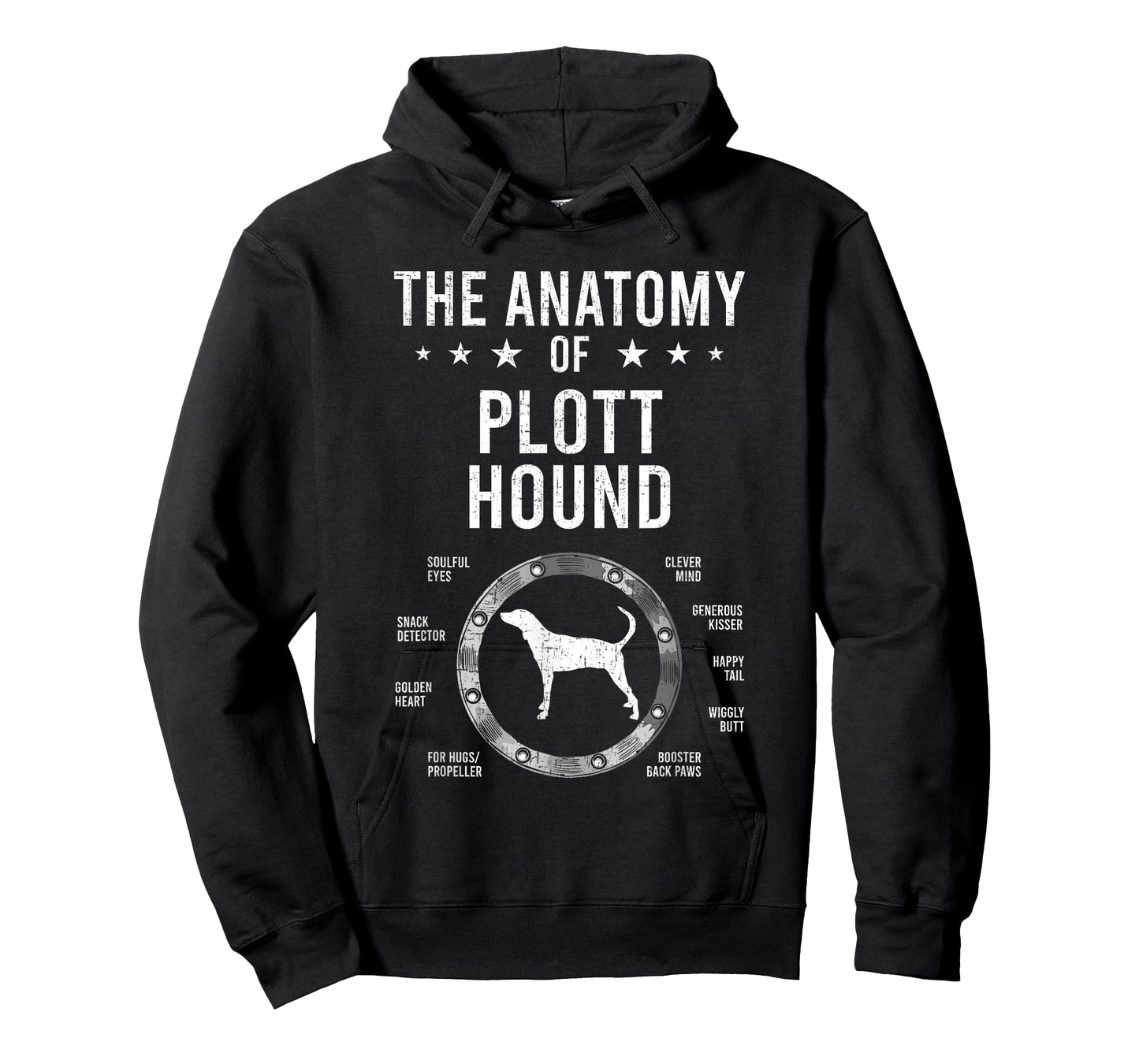 Anatomy of Plott Hound Dog Lover T-Shirt