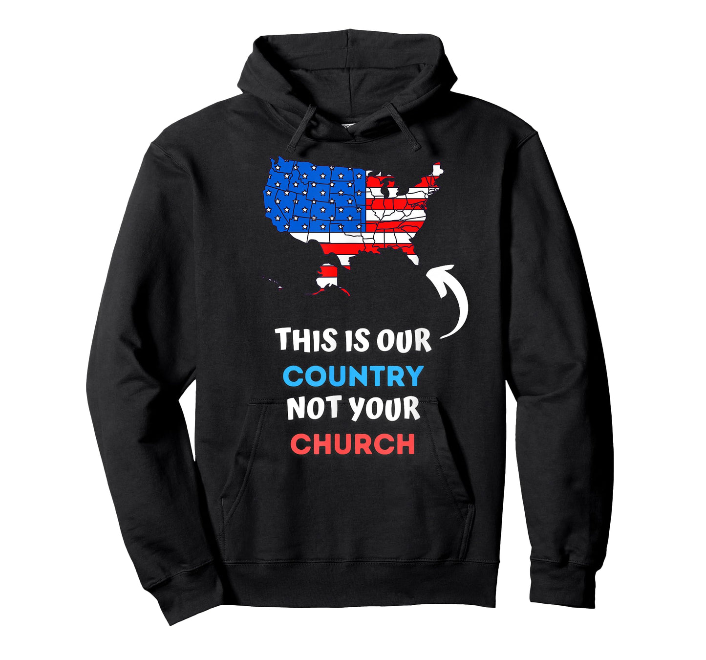 This is a Country Not Your Church a Religious Freedom T-Shirt