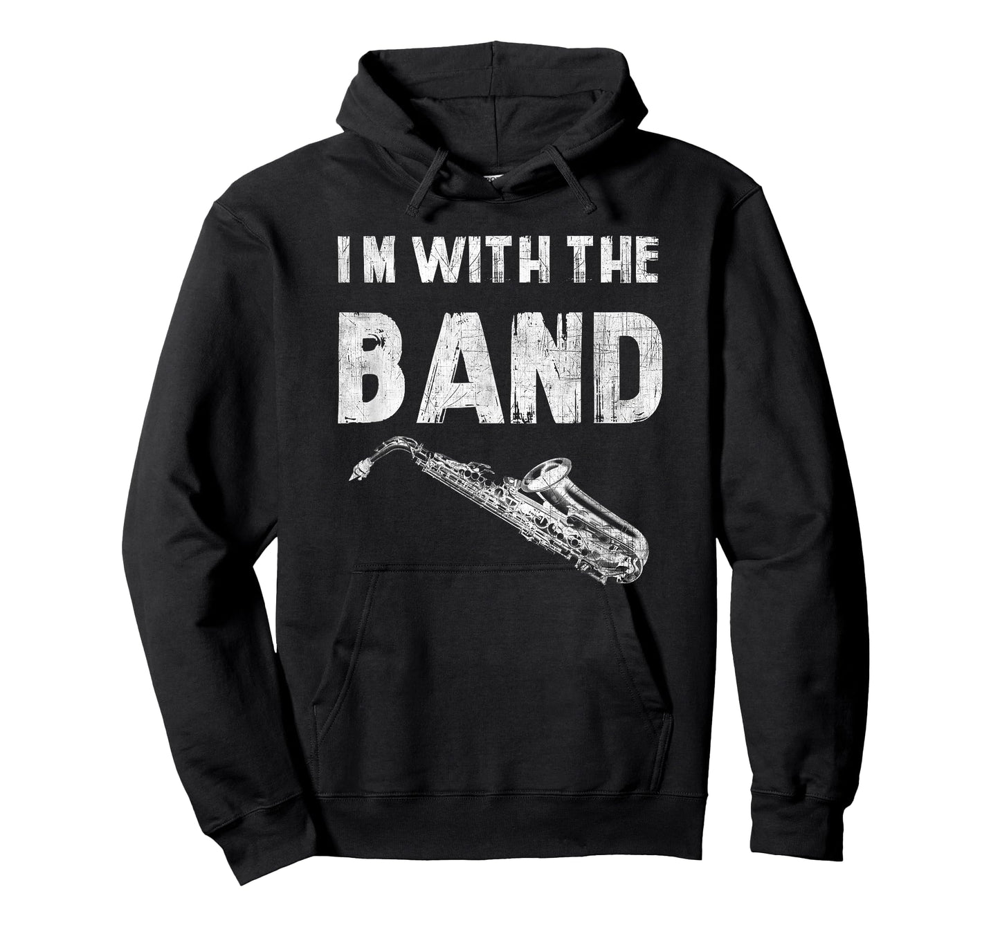 I'm with the Band Saxophone Instrument T-Shirt T-Shirt