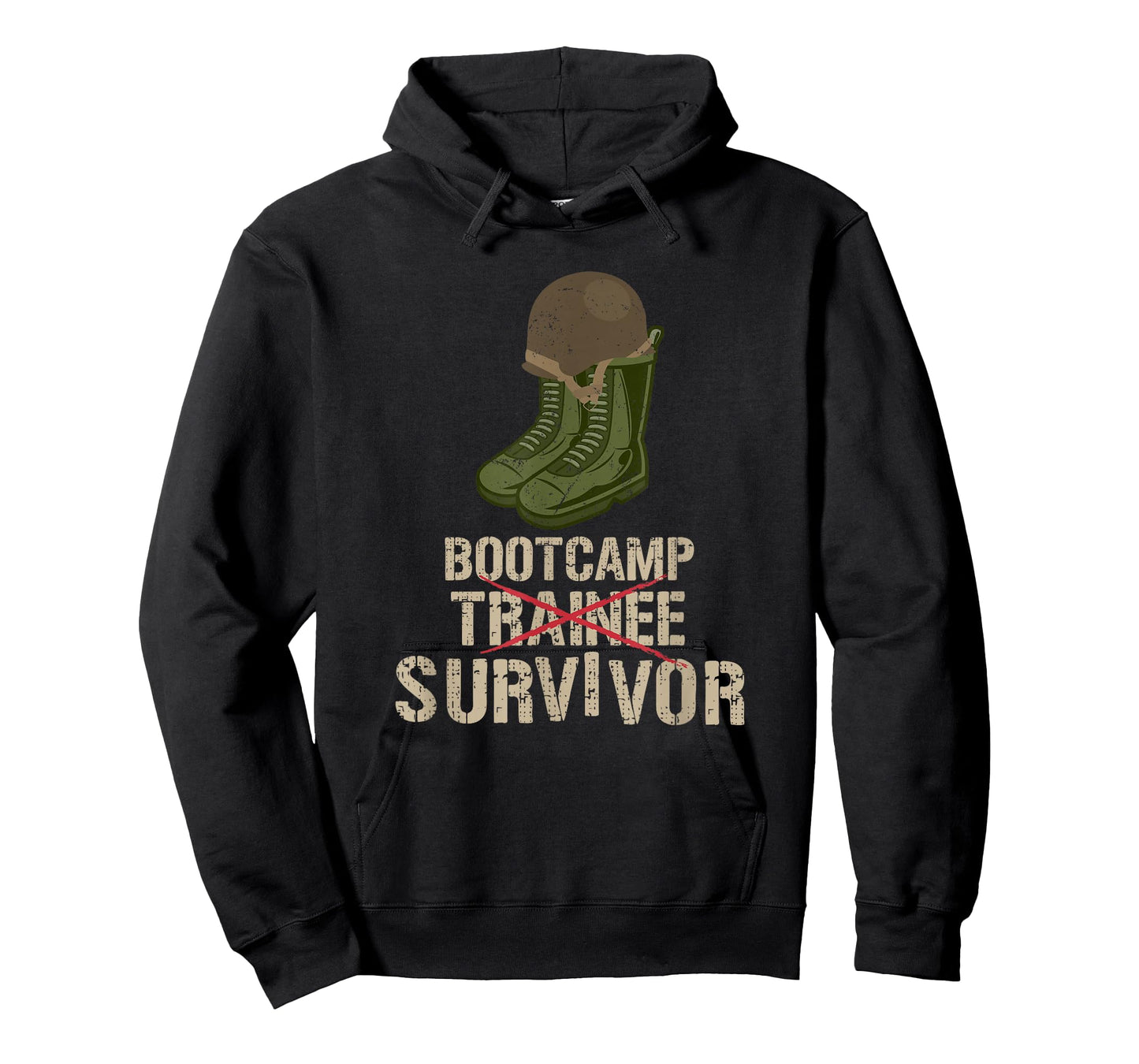 Army Bootcamp Workout T Shirts - Bootcamp Survivor T-Shirt