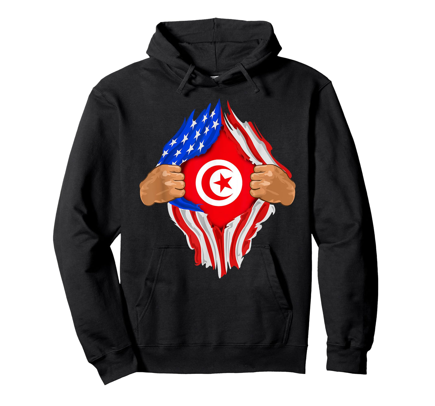 Tunisian Blood Inside Me | Tunisia Flag Gift T-Shirt