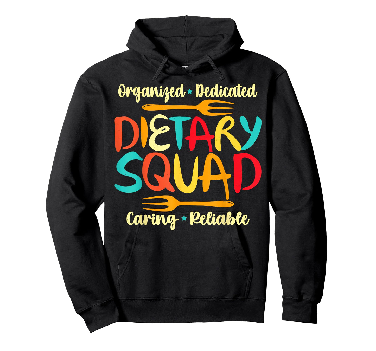 Dietary Squad Caring Reliable Food Service Gift T-Shirt
