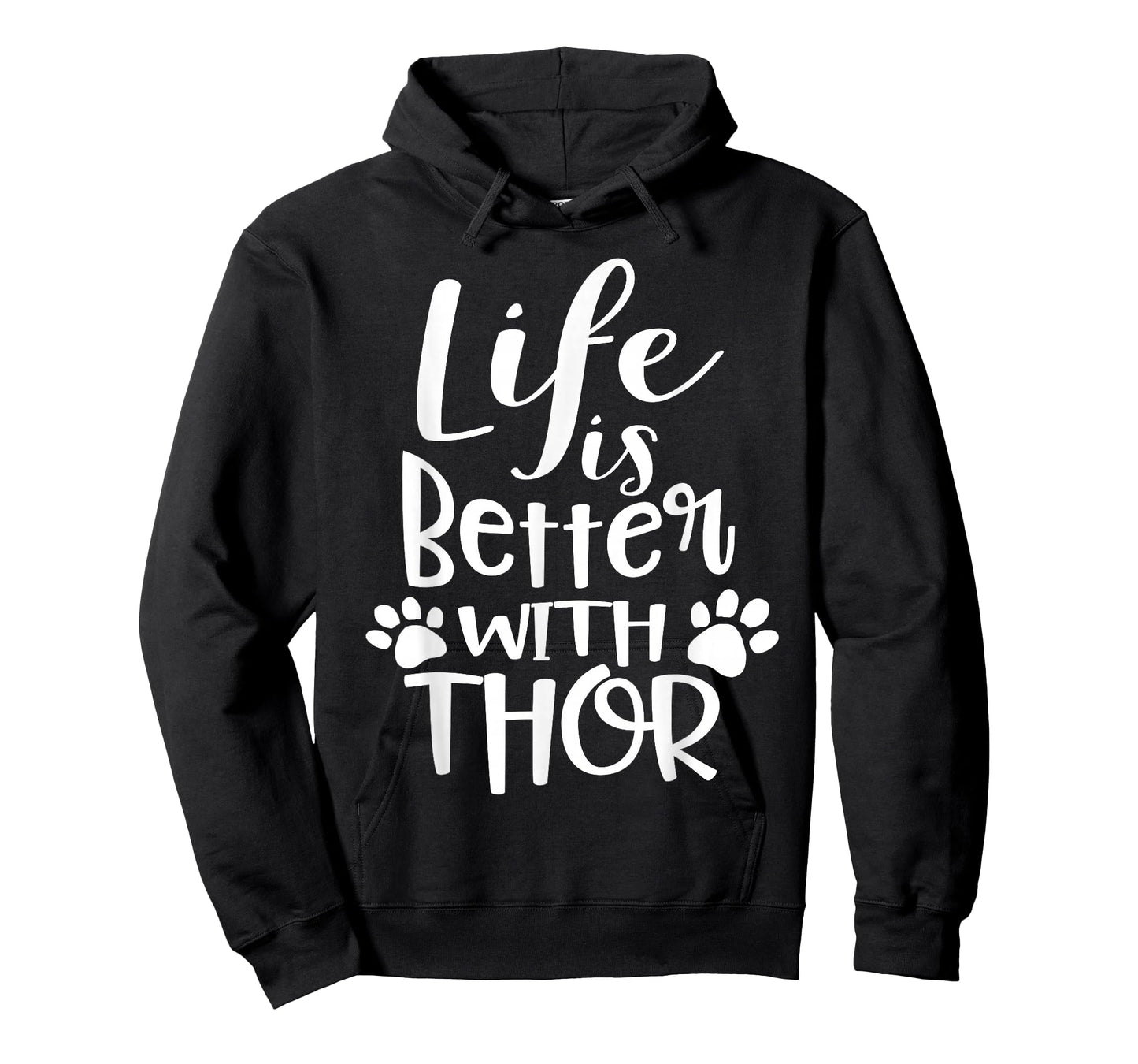 Life Is Better With Thor Dog Name Gifts for Men T-Shirt