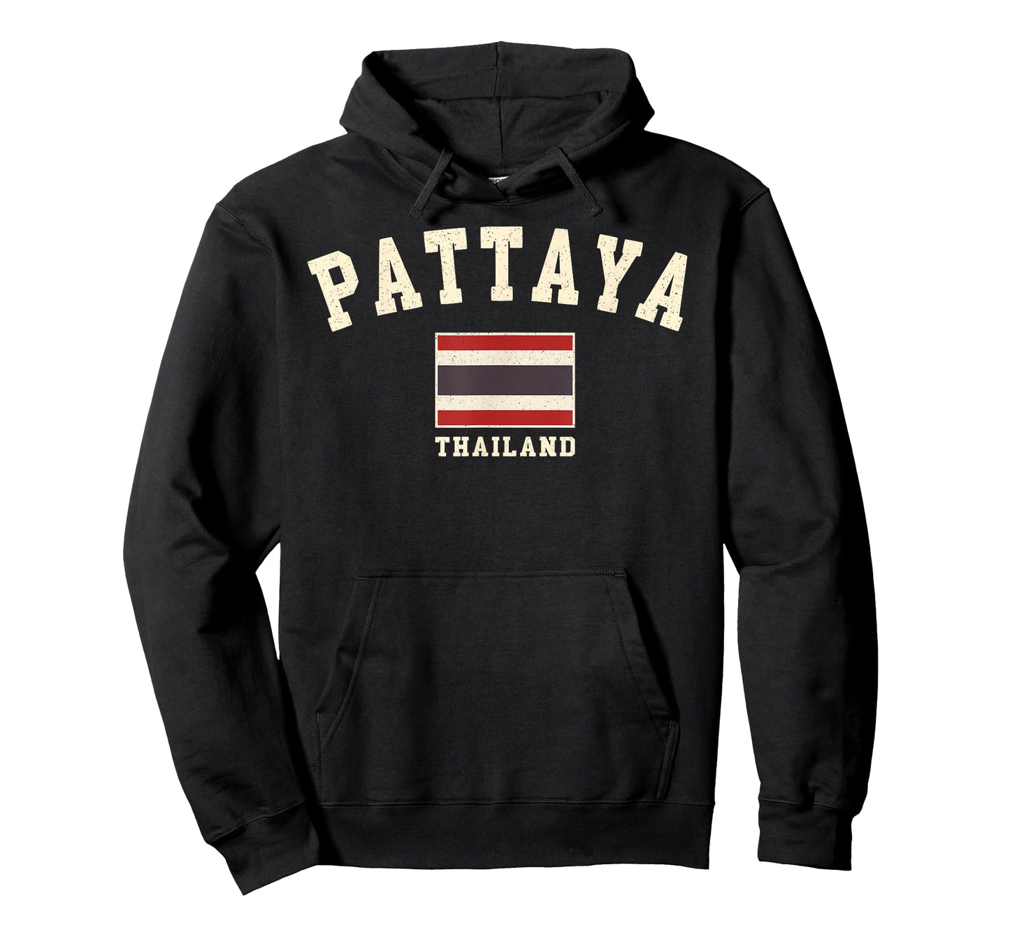 Vintage Pattaya Thailand Thai Flag Souvenir Retro Graphic T-Shirt
