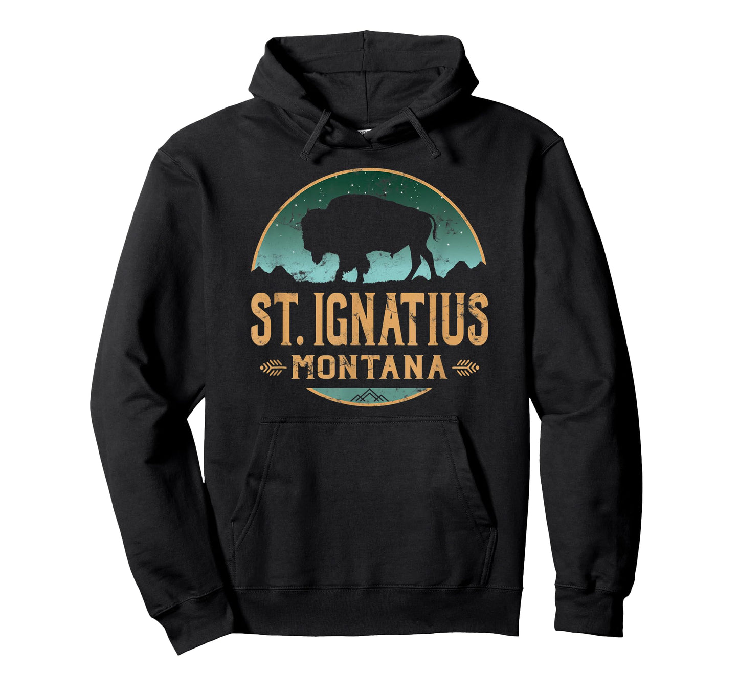 St. Ignatius Montana MT Buffalo Bison T-Shirt