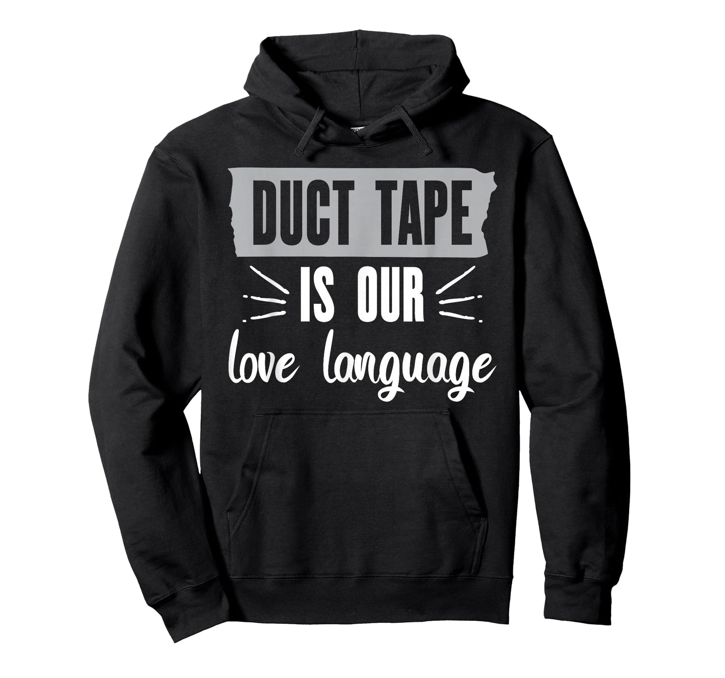 HVAC Duct Tape Love Language | Ideal for HVAC Techs T-Shirt