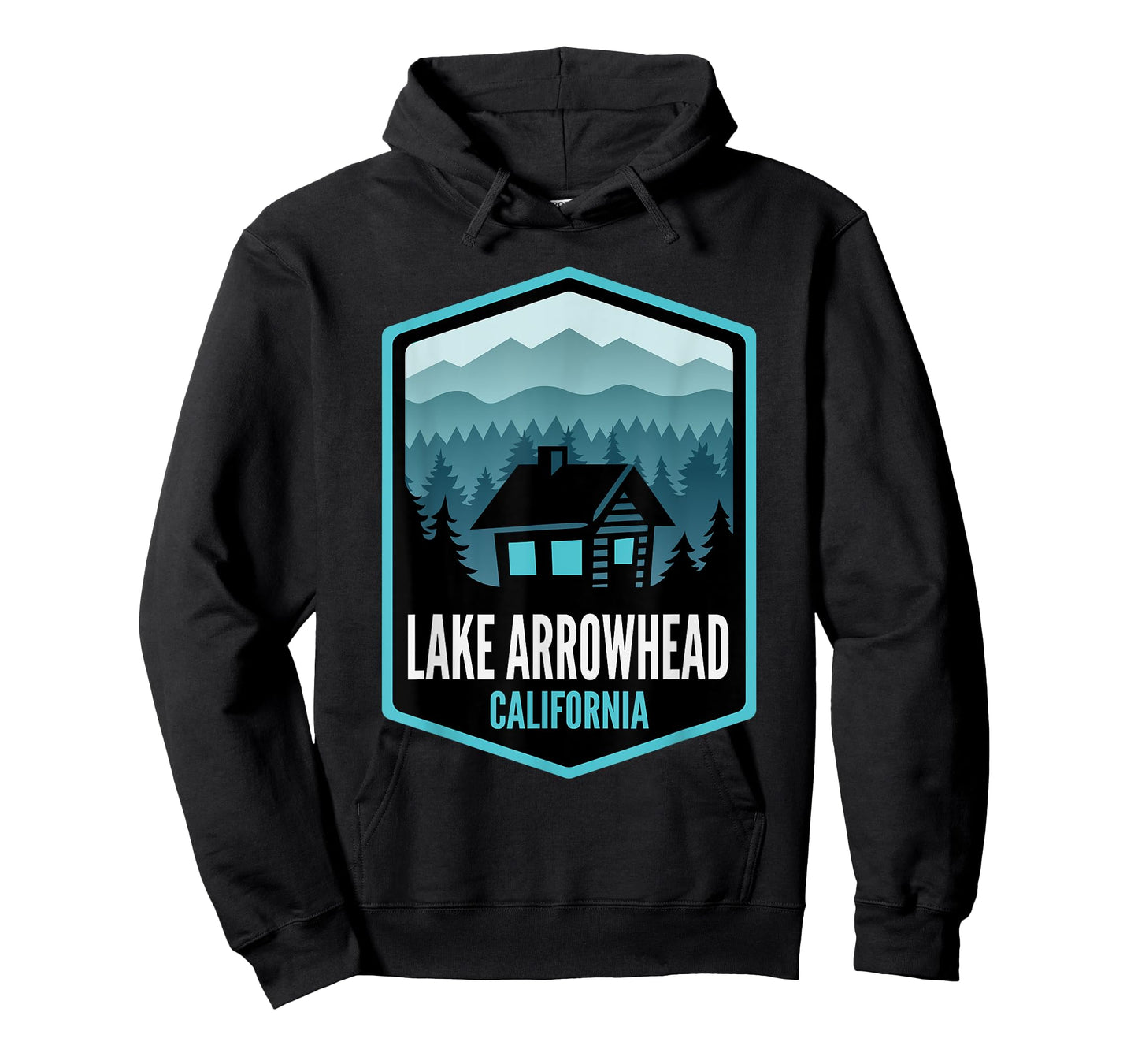 Lake Arrowhead California Mountain Town Cabin T-Shirt