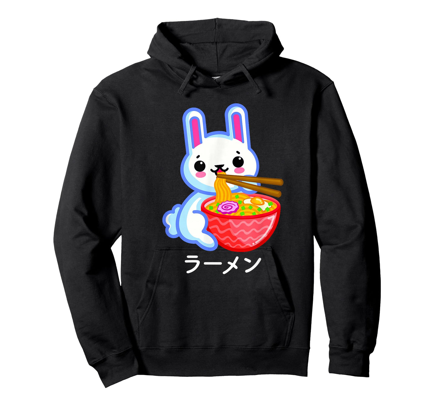 Rabbit Ramen Noodles Cute Bunny Lover Kawaii Japanese Anime T-Shirt